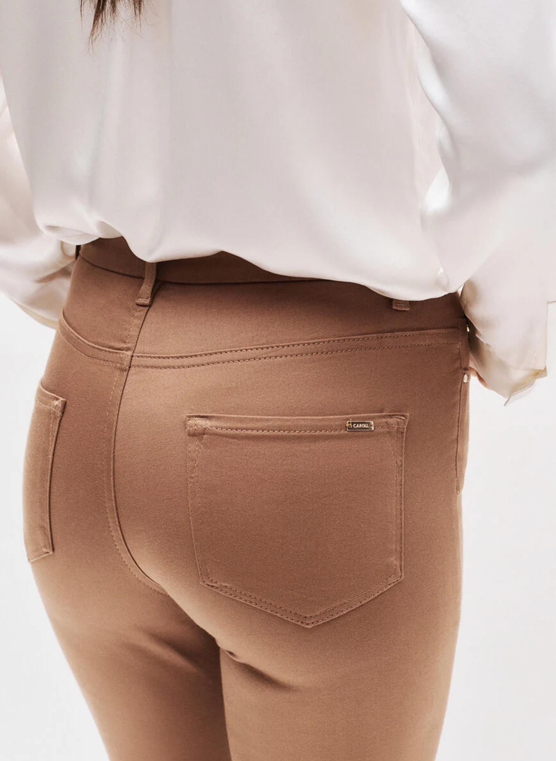 Jean slim CAROLL Marron