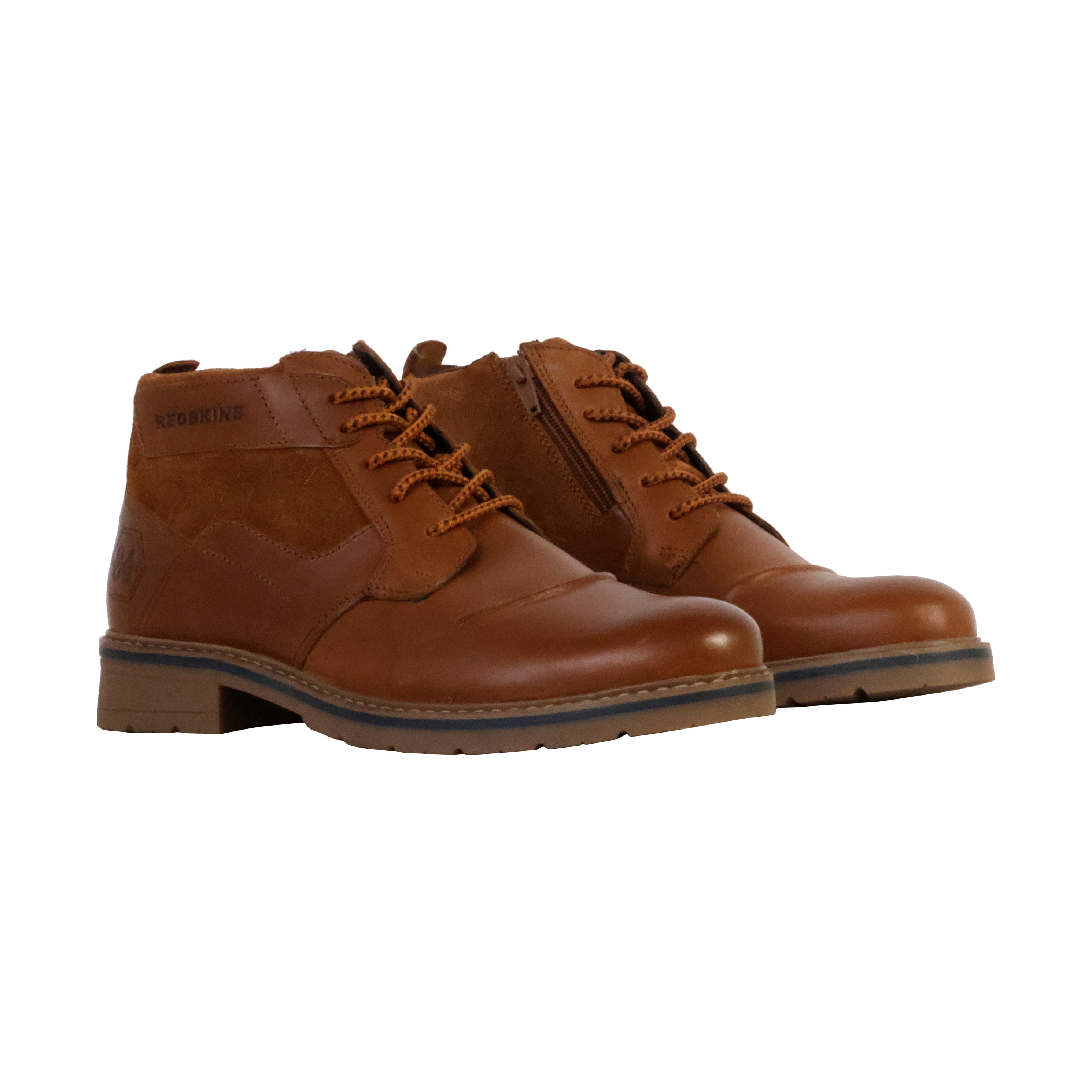 Leather ankle boots Edge REDSKINS Brown