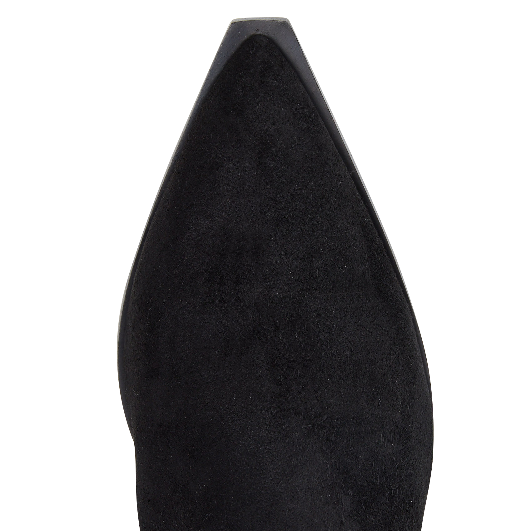 Suede cowboy boots ANGEL ALARCON Black