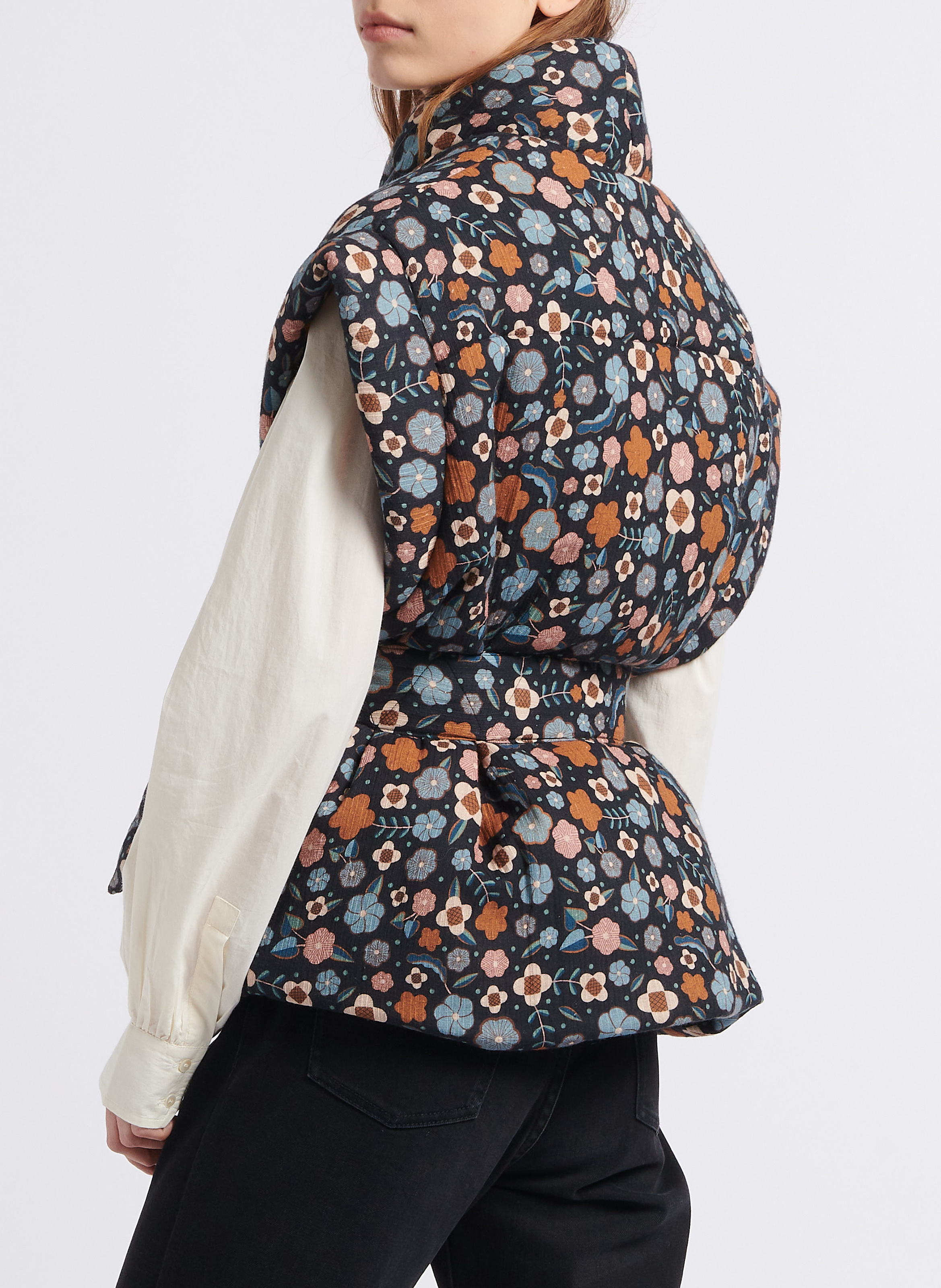 Gesteppte Baumwolljacke mit Schalkragen ANTIK BATIK Mehrfarbig