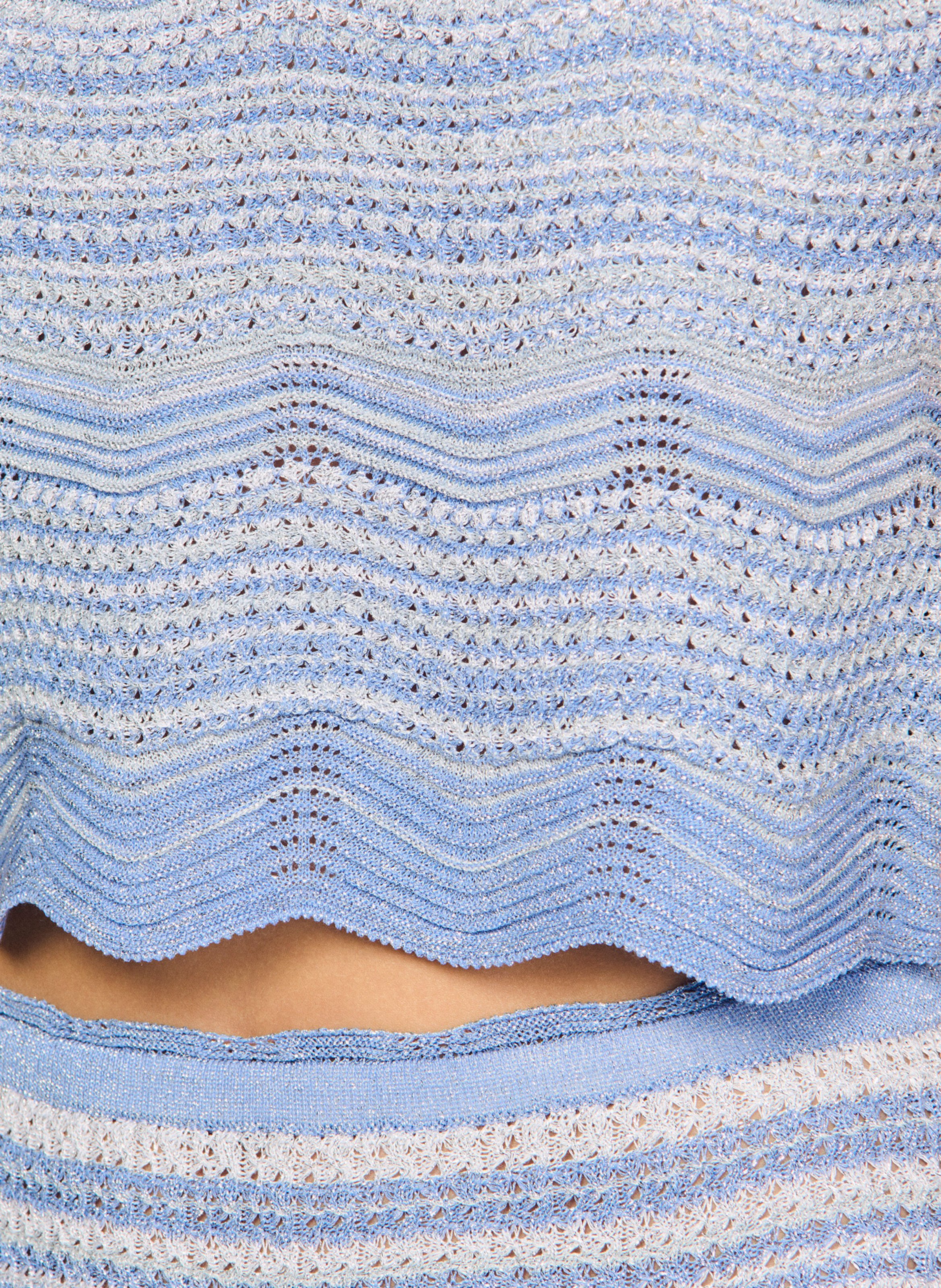 Top in fantasiesteek SANDRO Blauw