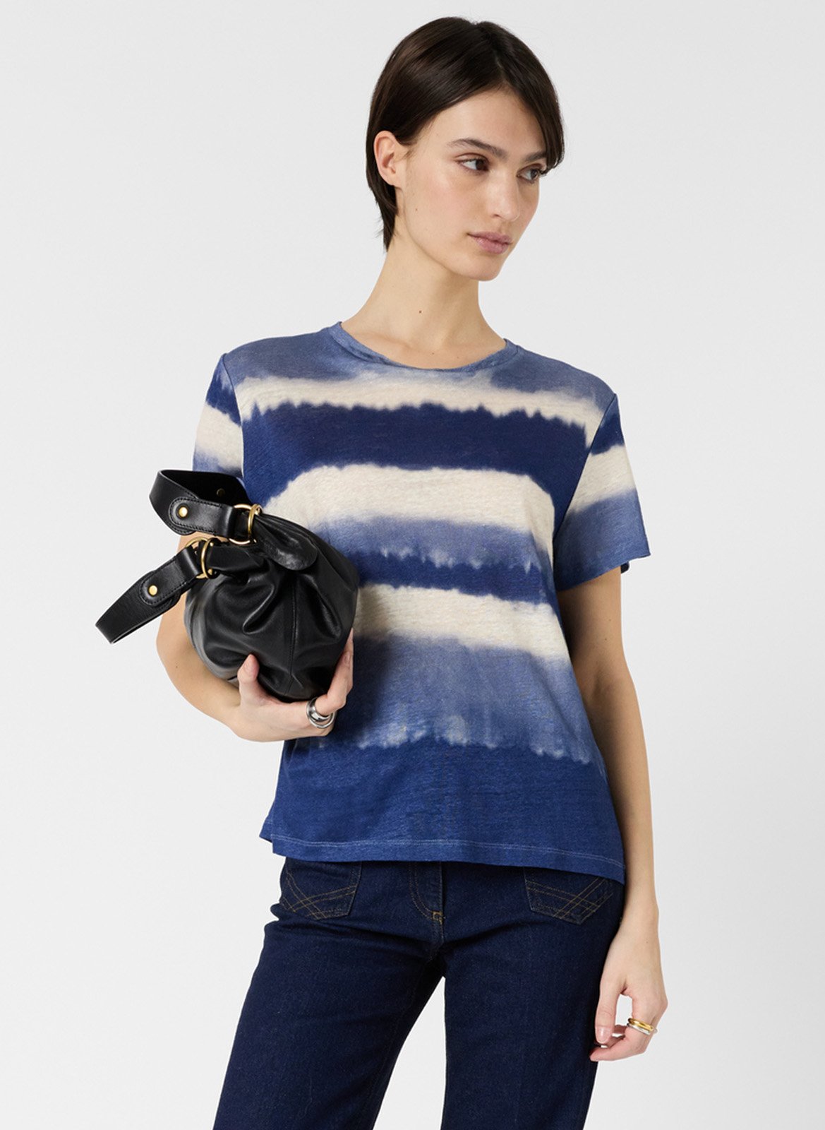 Linnen T-shirt GERARD DAREL Blauw