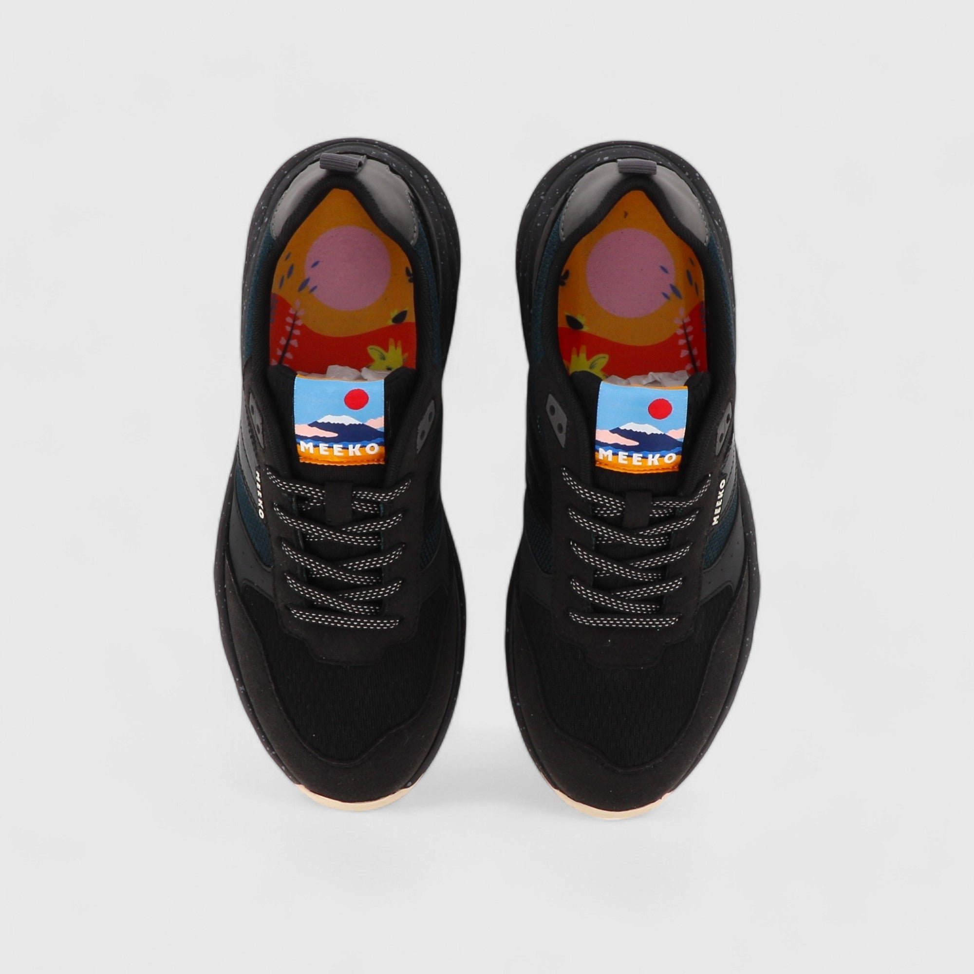 Baskets techniques et durables MEEKO Noir