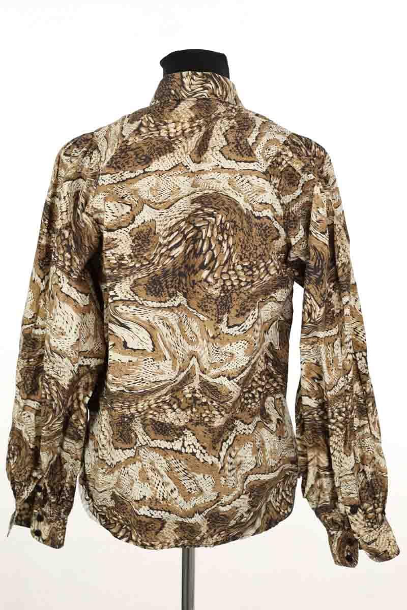 Blouse GANNI - Seconde Main Marron