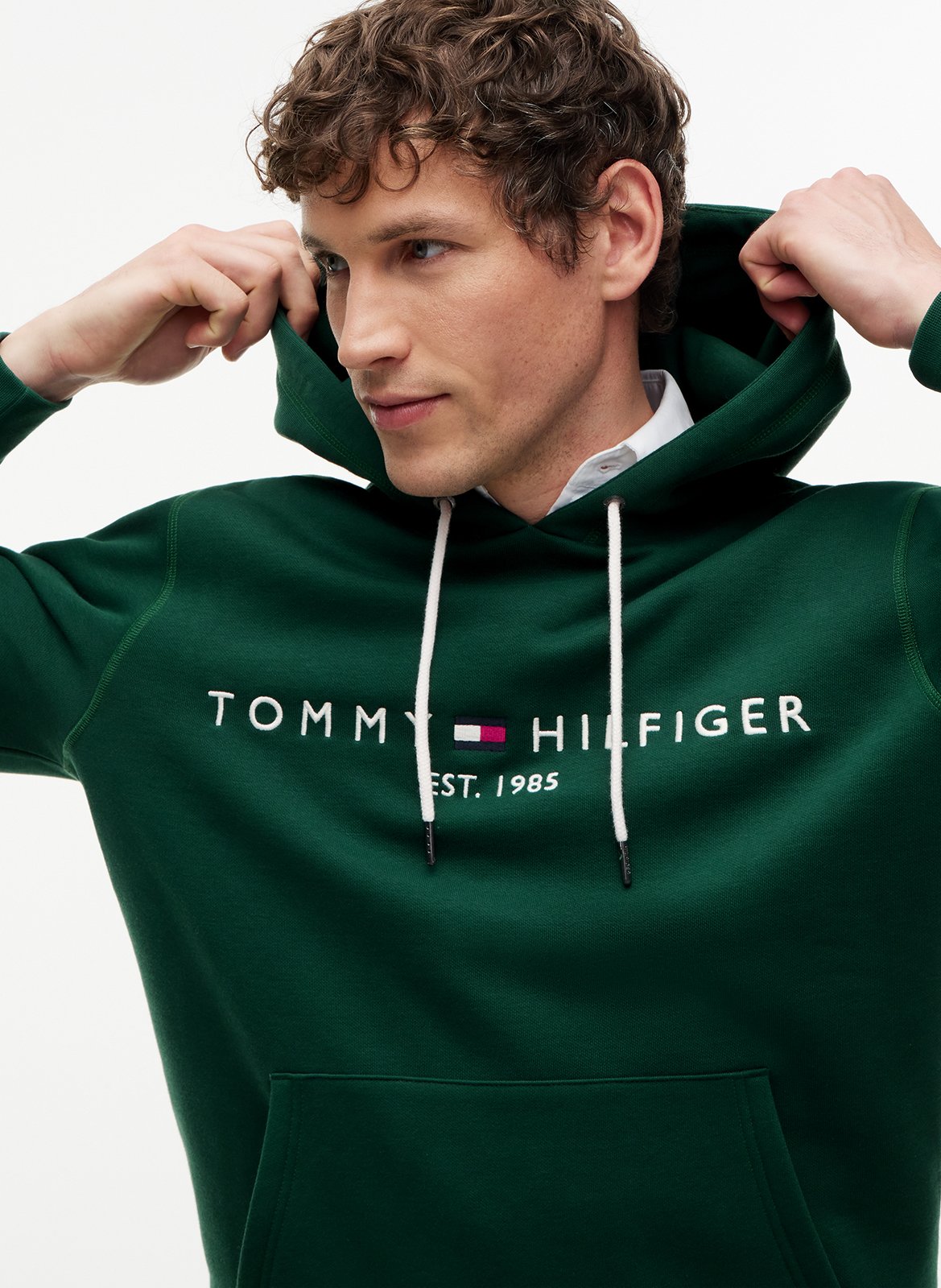 Sudadera con capucha TOMMY HILFIGER Verde