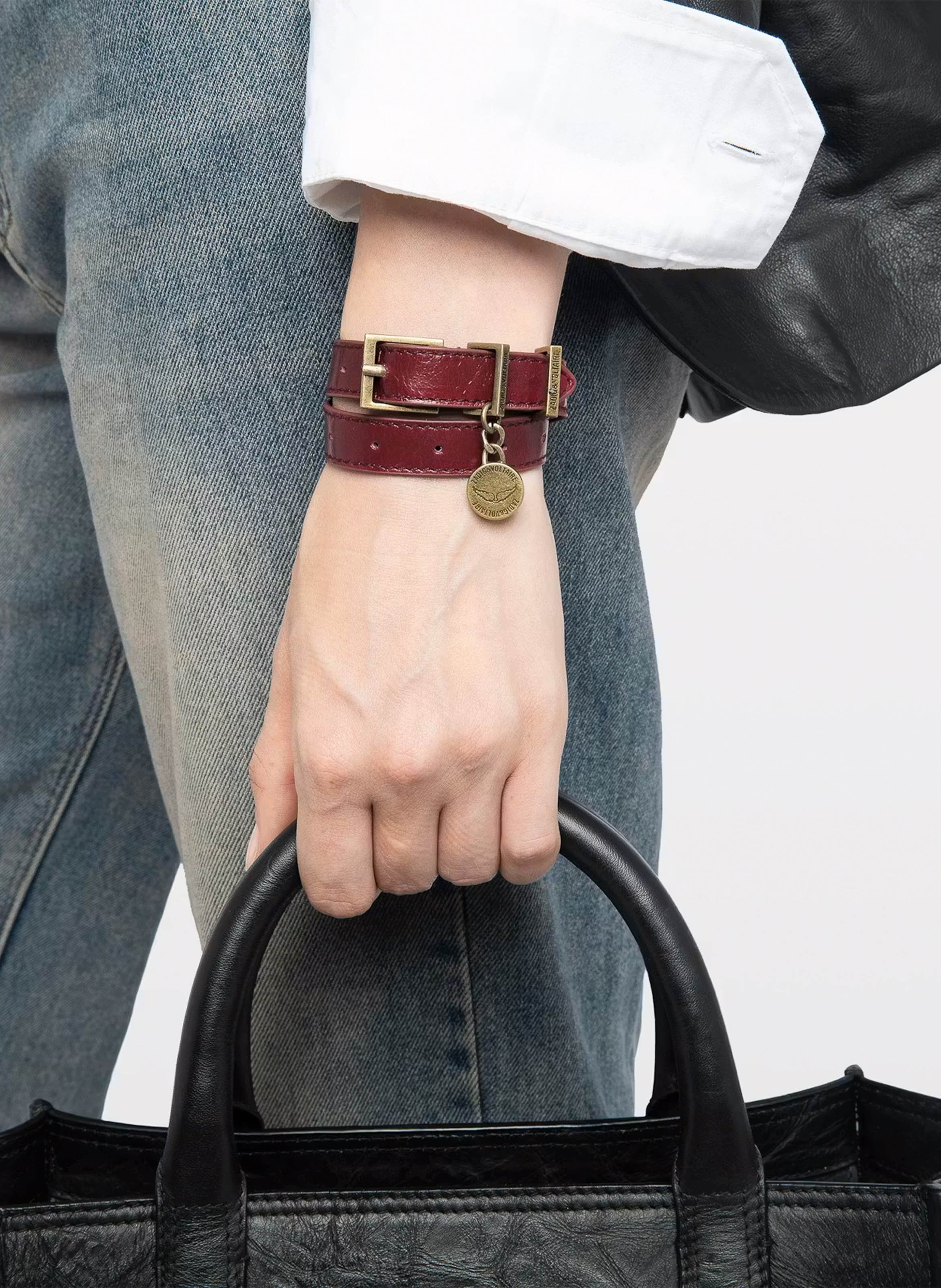 Bracelet en cuir ZADIG&VOLTAIRE Red