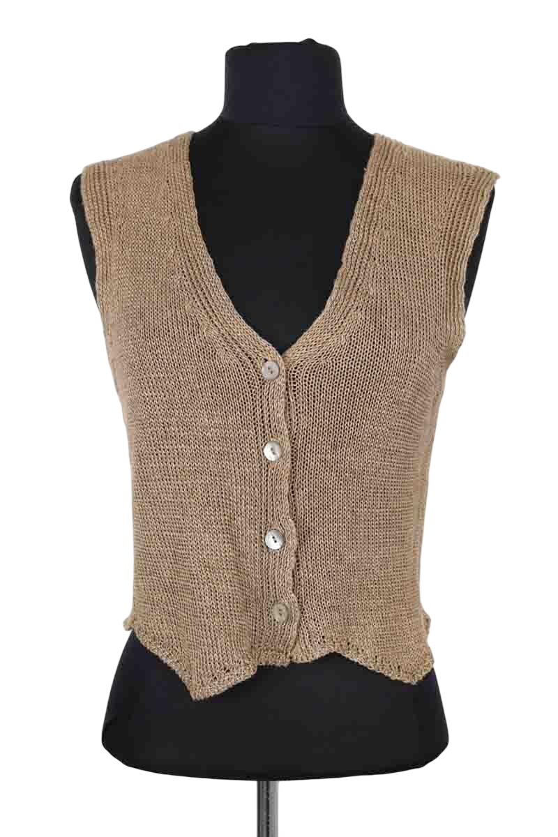 Azawood sleeveless top AGNES B. - Seconde Main Brown