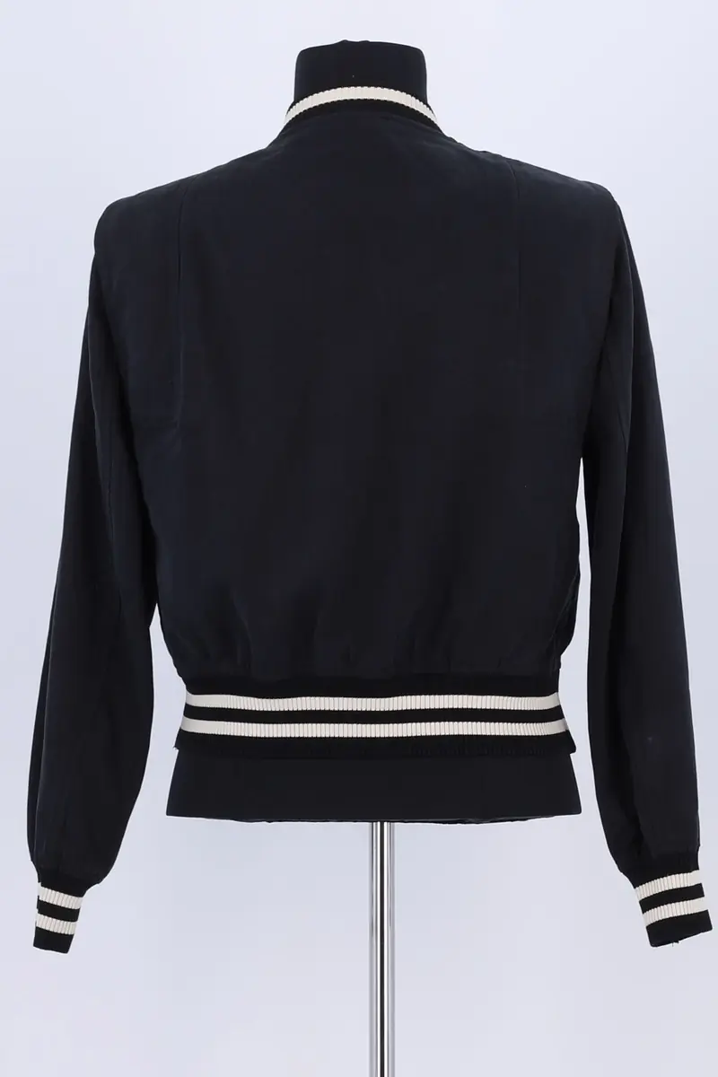 Regular-fit organic cotton jacket with sherpa collar ISABEL MARANT ÉTOILE - SECONDE MAIN Black