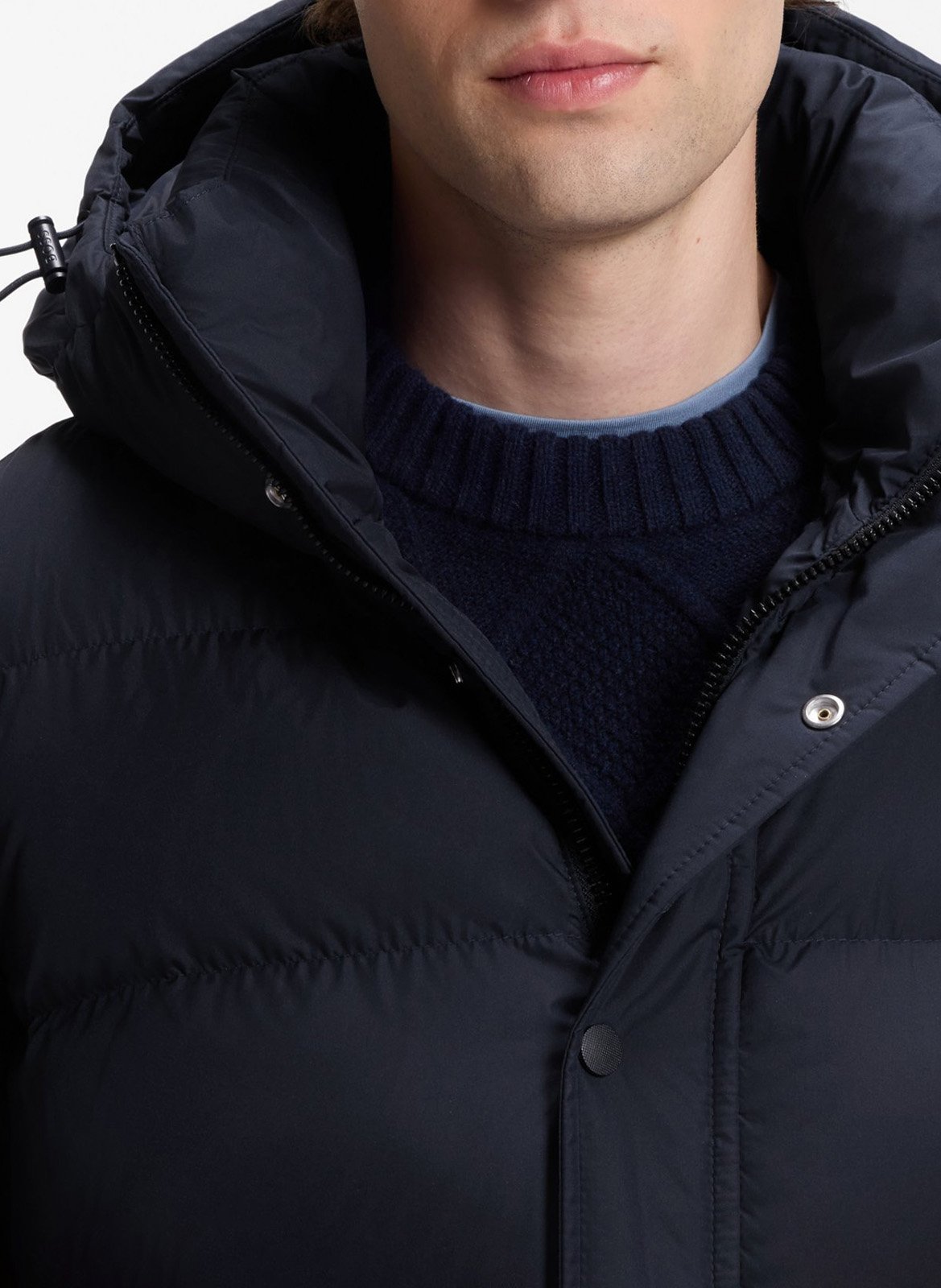 High-neck padded jacket BOSS Blue