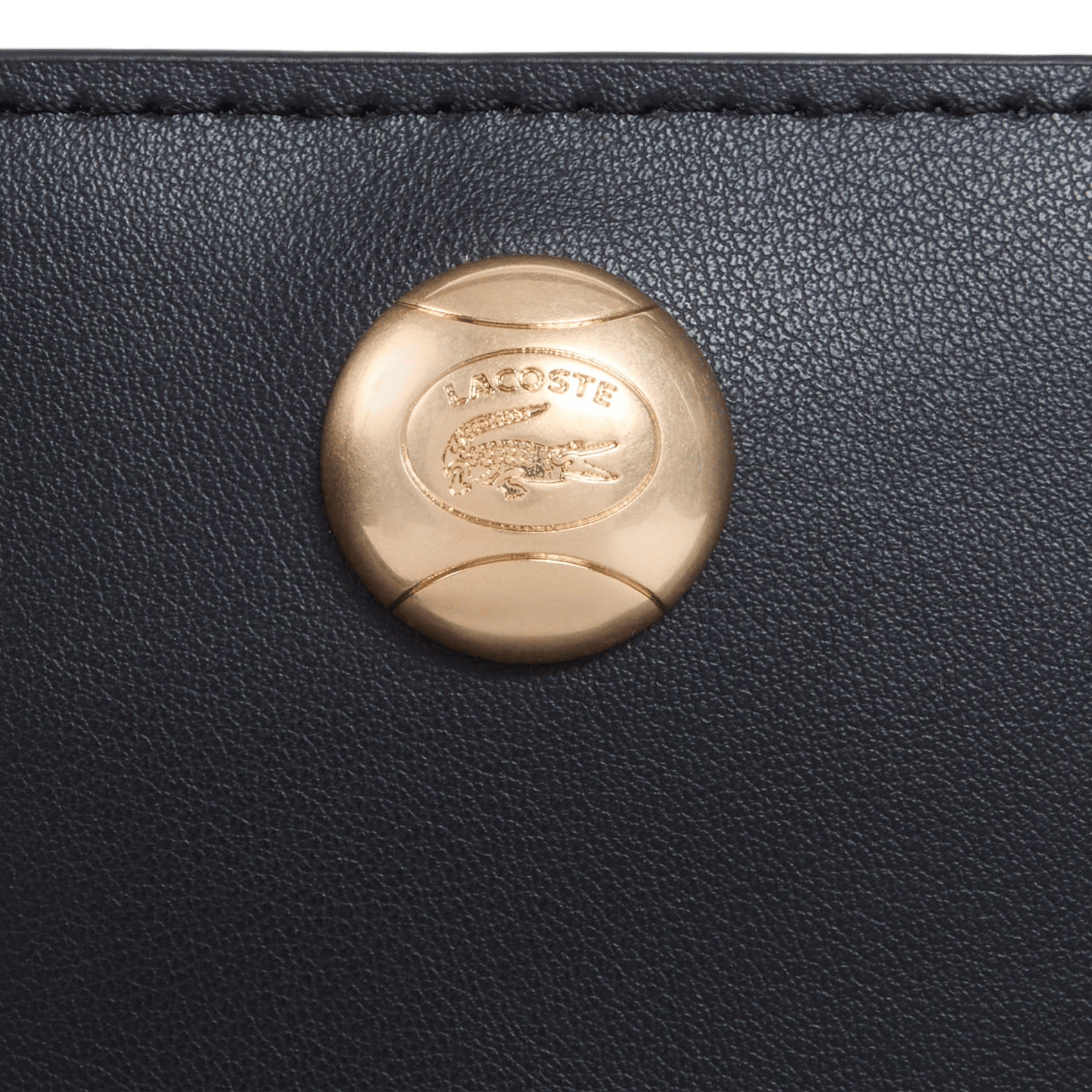 Tennis Bliss Eimer Tasche aus Leder LACOSTE Schwarz