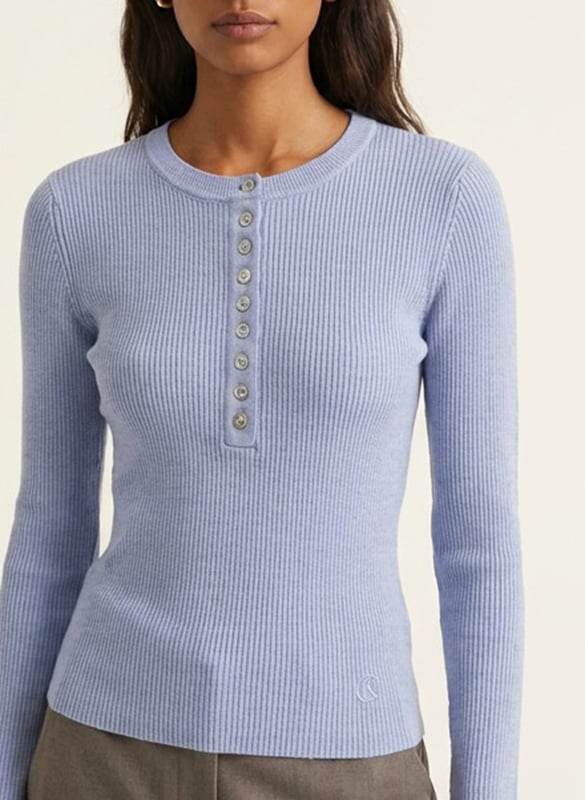 Trui met ronde hals KOOKAI Blauw