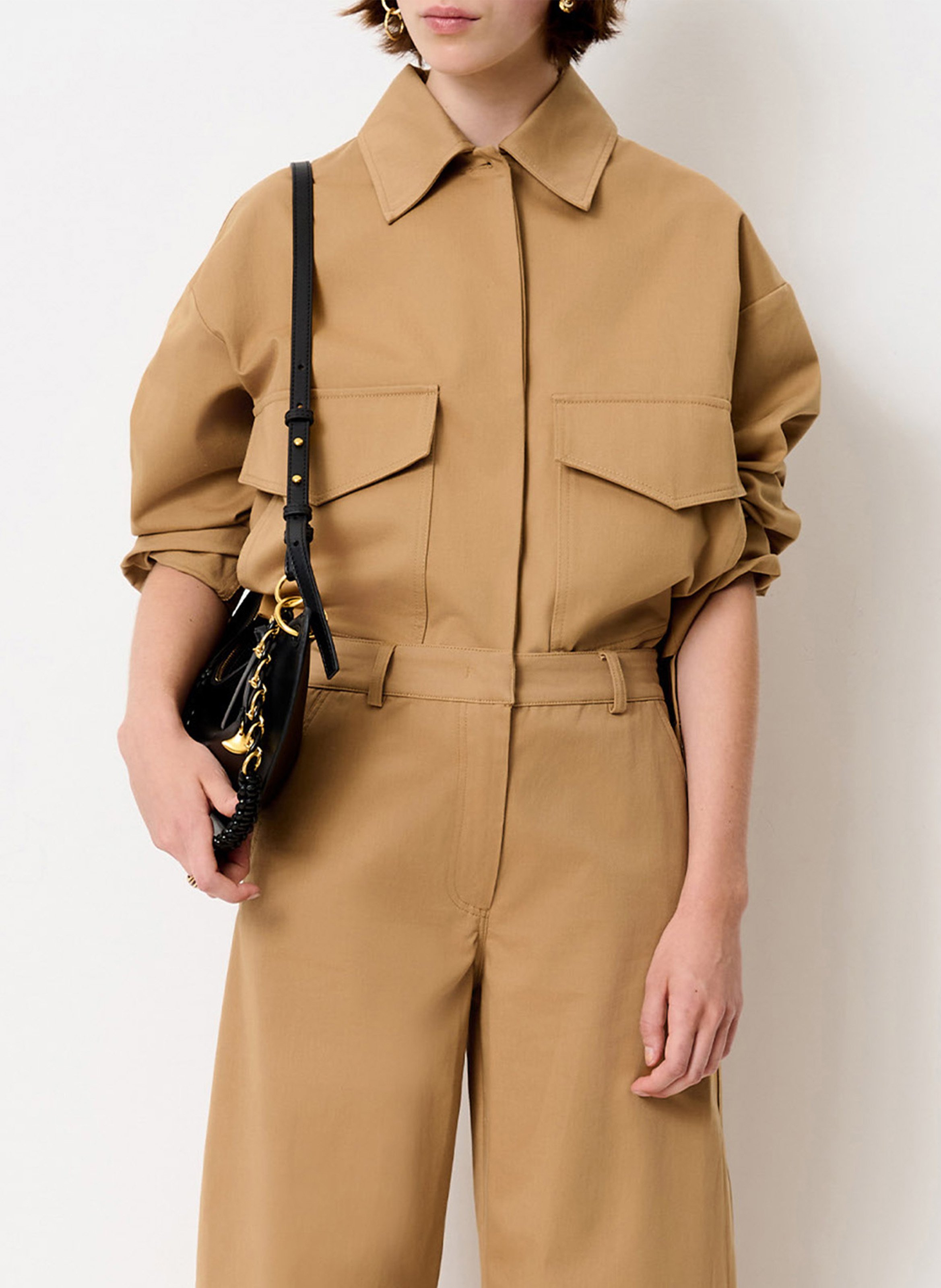 Veste ample en coton SESSUN Beige