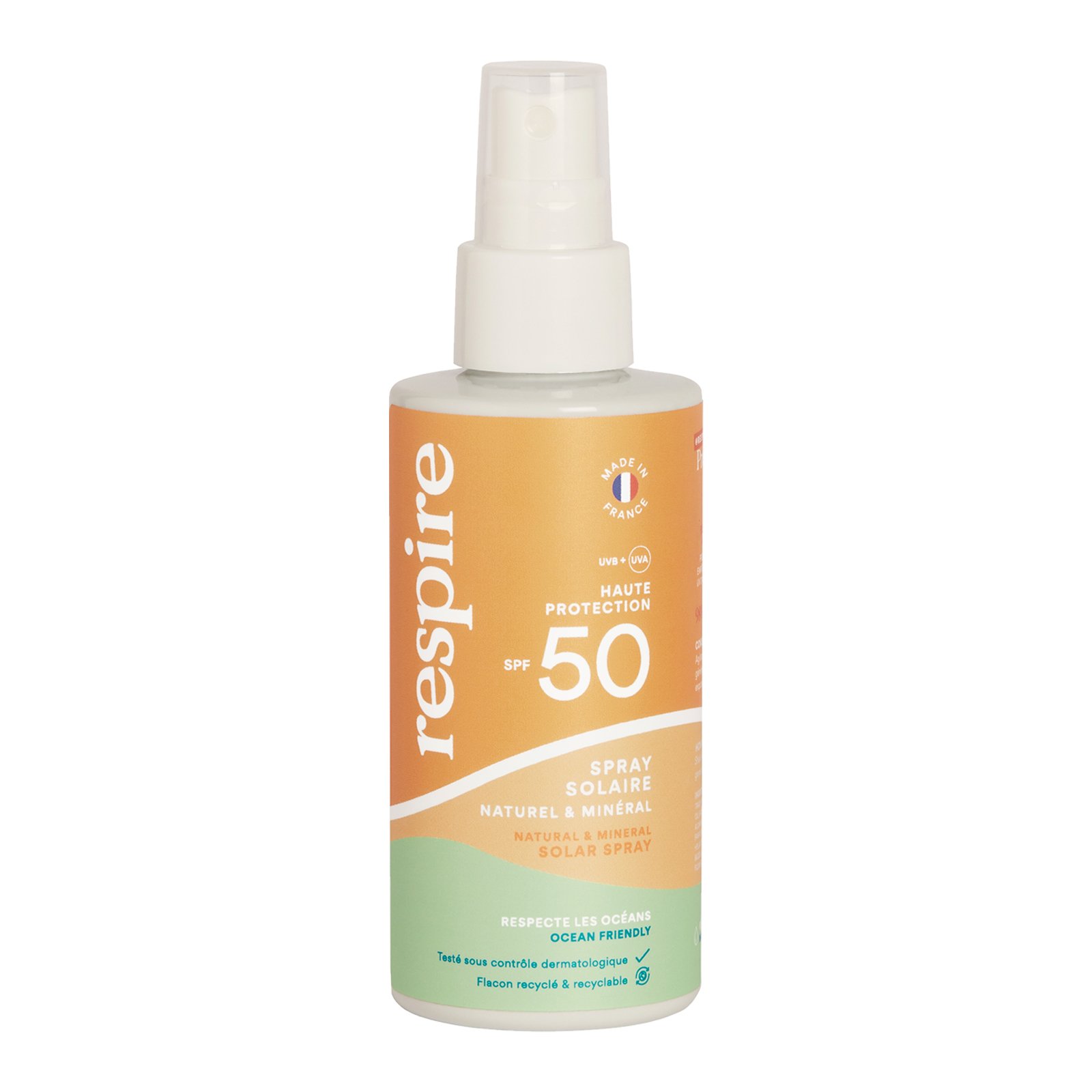 Spray Sun Naturel & Mineral SPF 50 RESPIRE