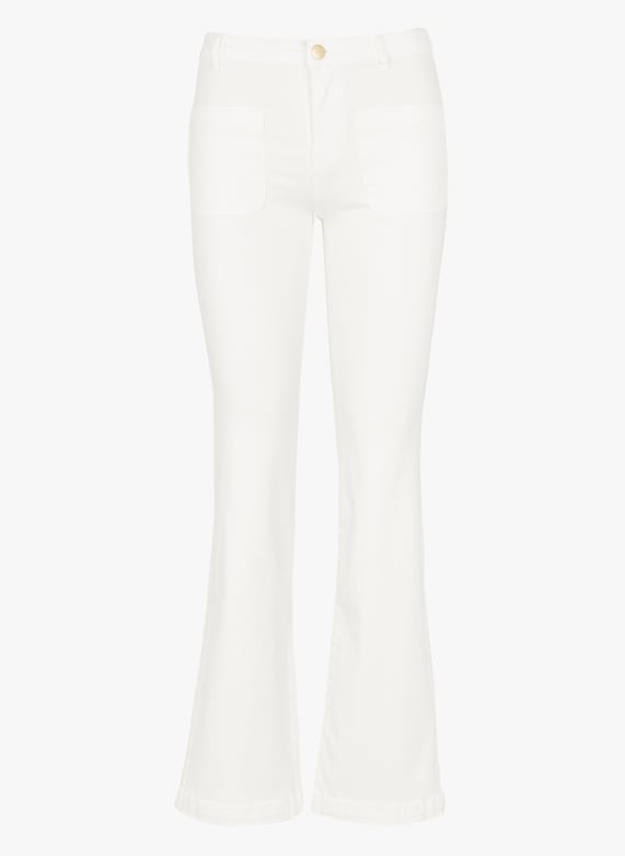 Straight Cut Jeans aus Stretch-Baumwolle | Beige by LA PETITE ETOILE Straight Cut Jeans aus Stretch-Baumwolle Beige