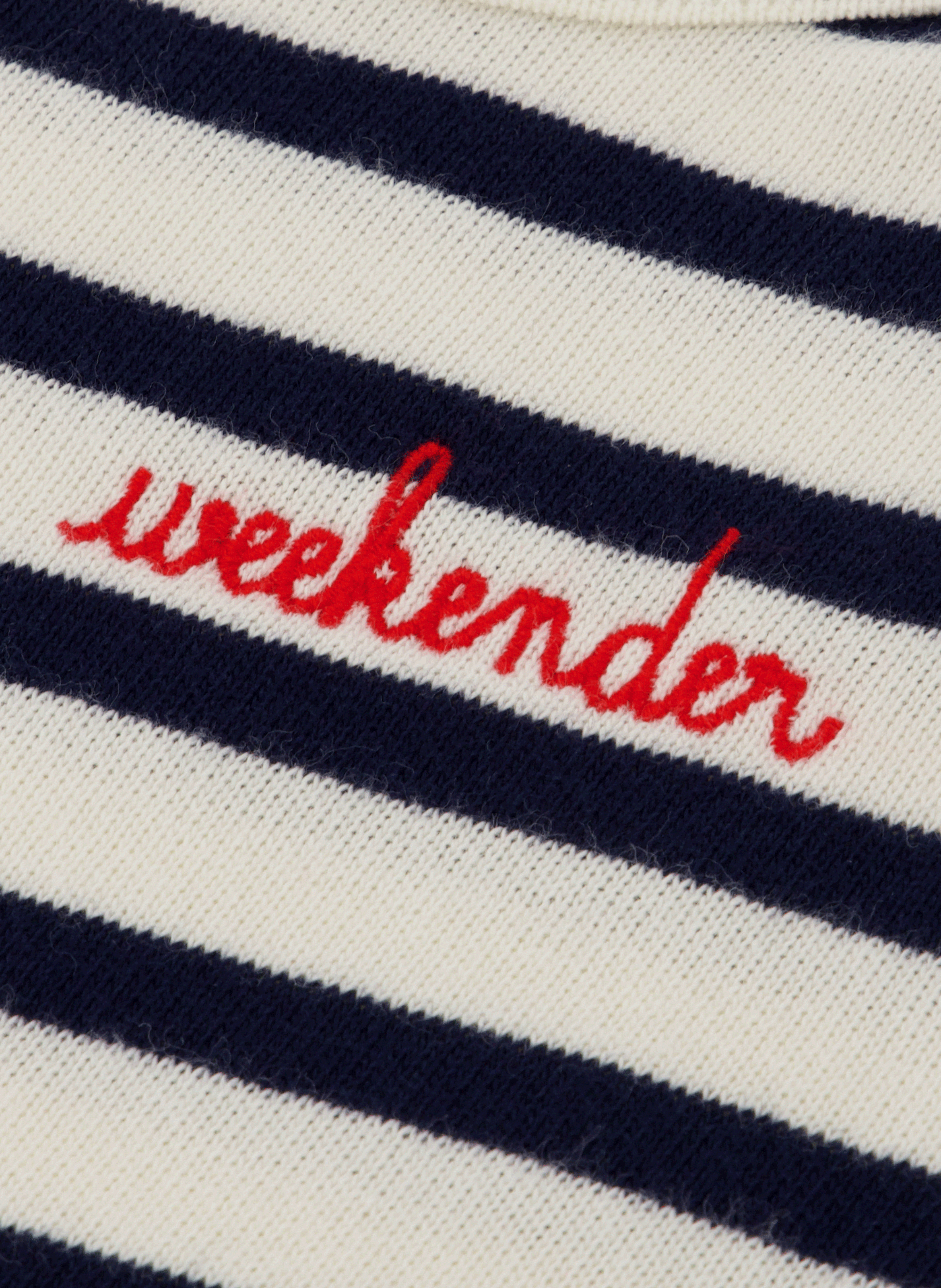 Striped cotton body MAISON LABICHE White