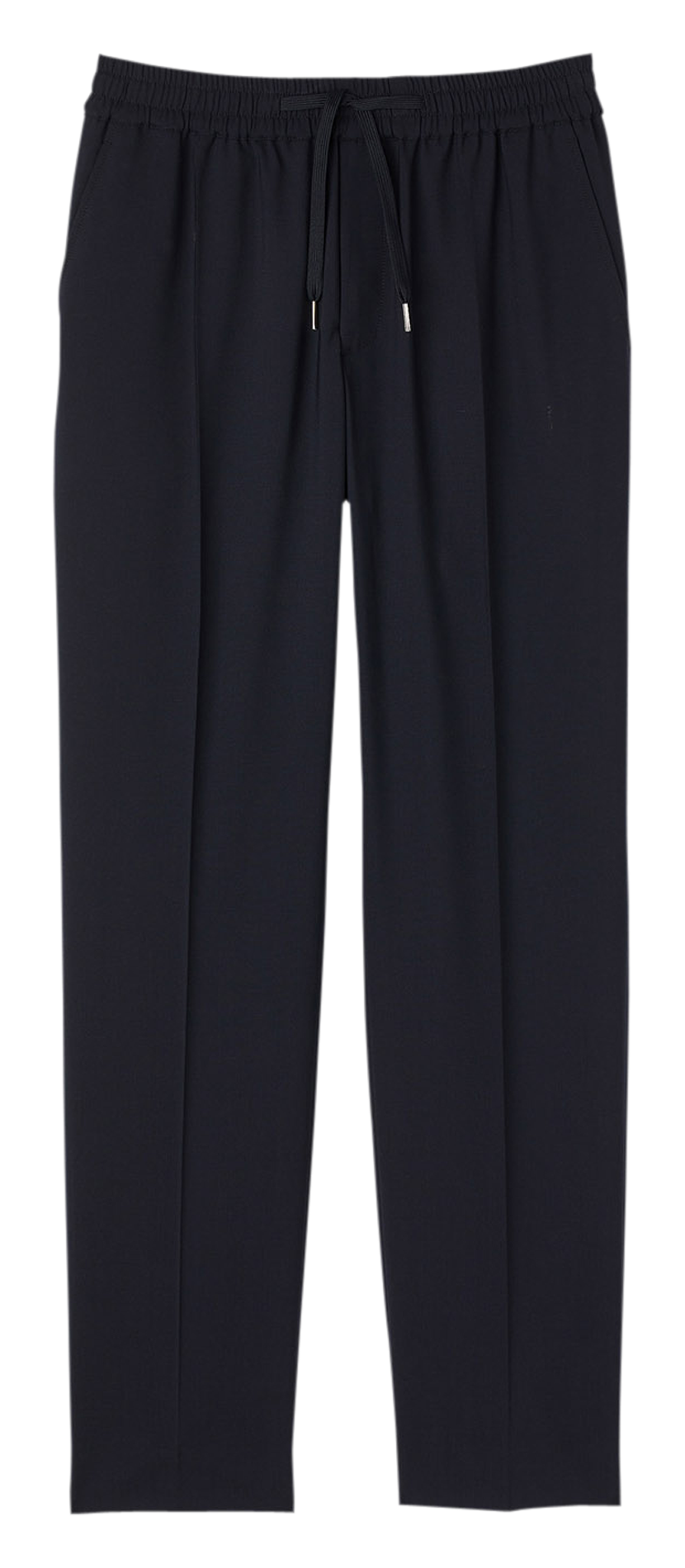 Straight-leg elasticated pants  Marine