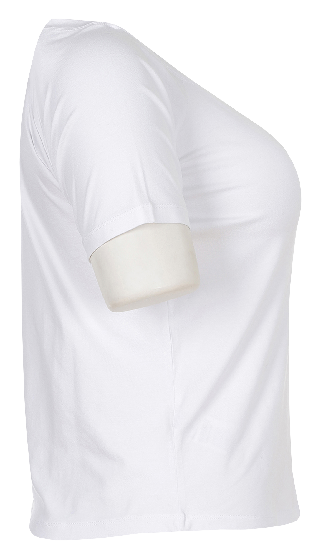 Nauwsluitende top met boothals MAT FASHION Wit