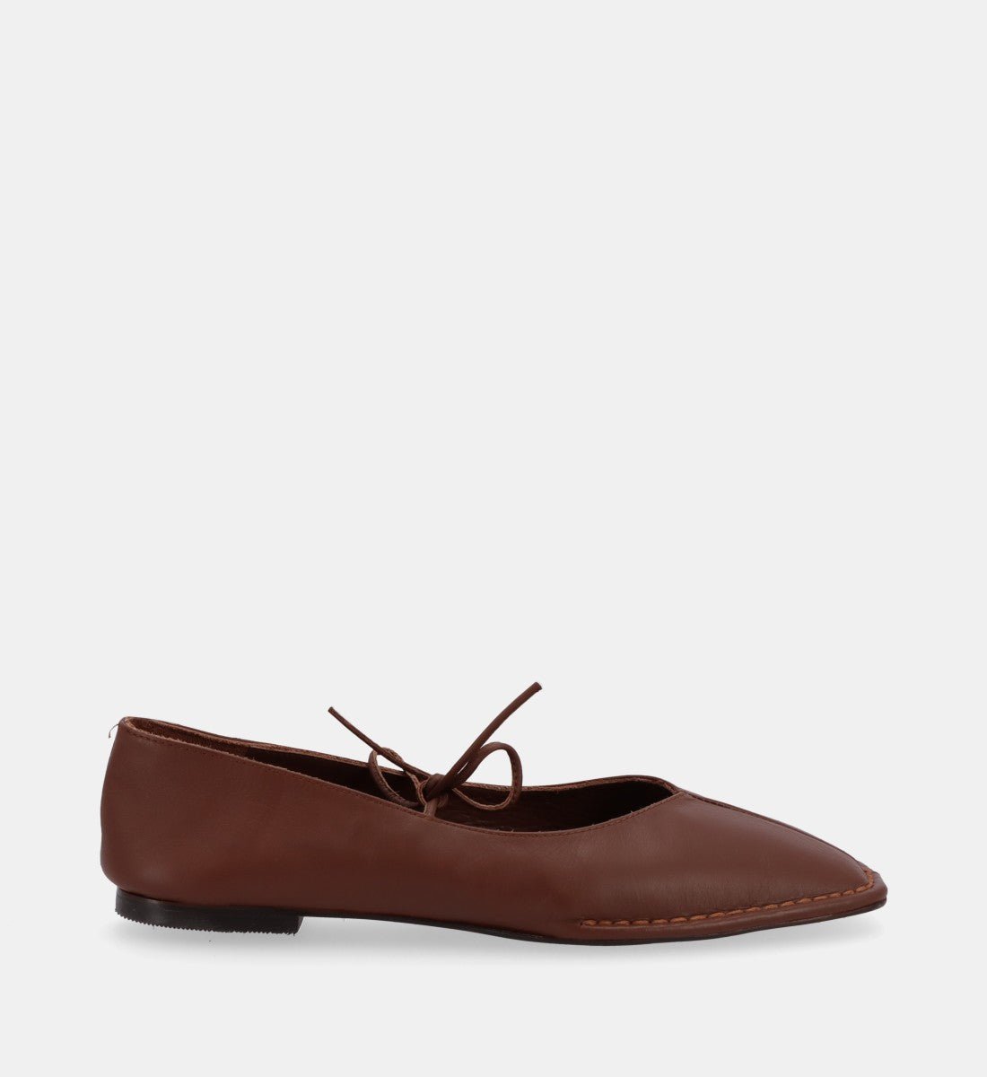 Cendrillon goatskin leather ballet pumps ALOHAS Brown