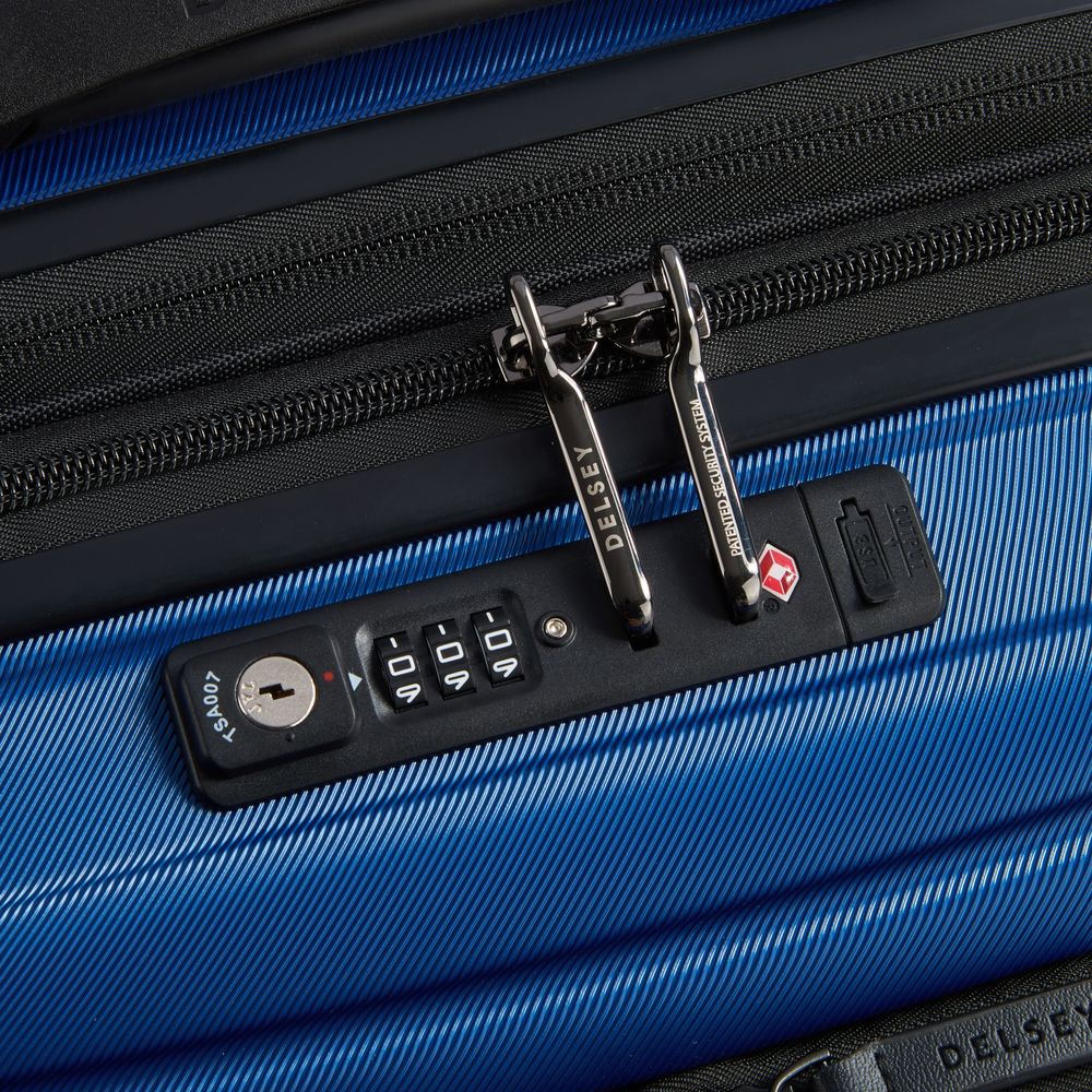 Rigid cabin suitcase DELSEY PARIS Blue