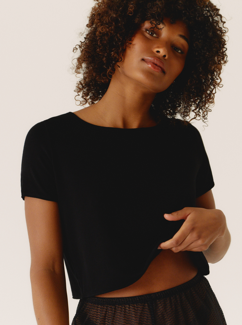 Tee-shirt deep black NOO Noir