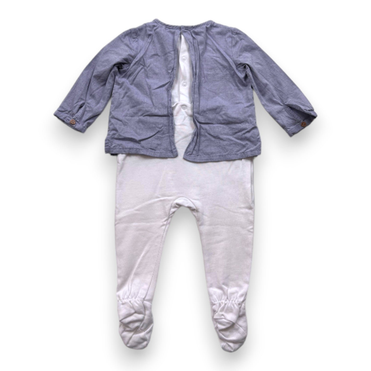 White baby jumpsuit - 18 months NATALYS - Seconde Main White
