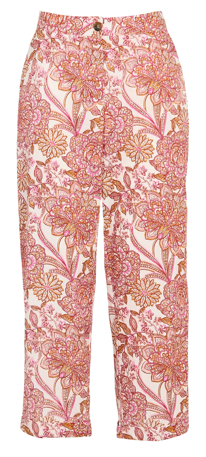 Pantalon carotte à imprimé floral LA PETITE ETOILE Multicolore
