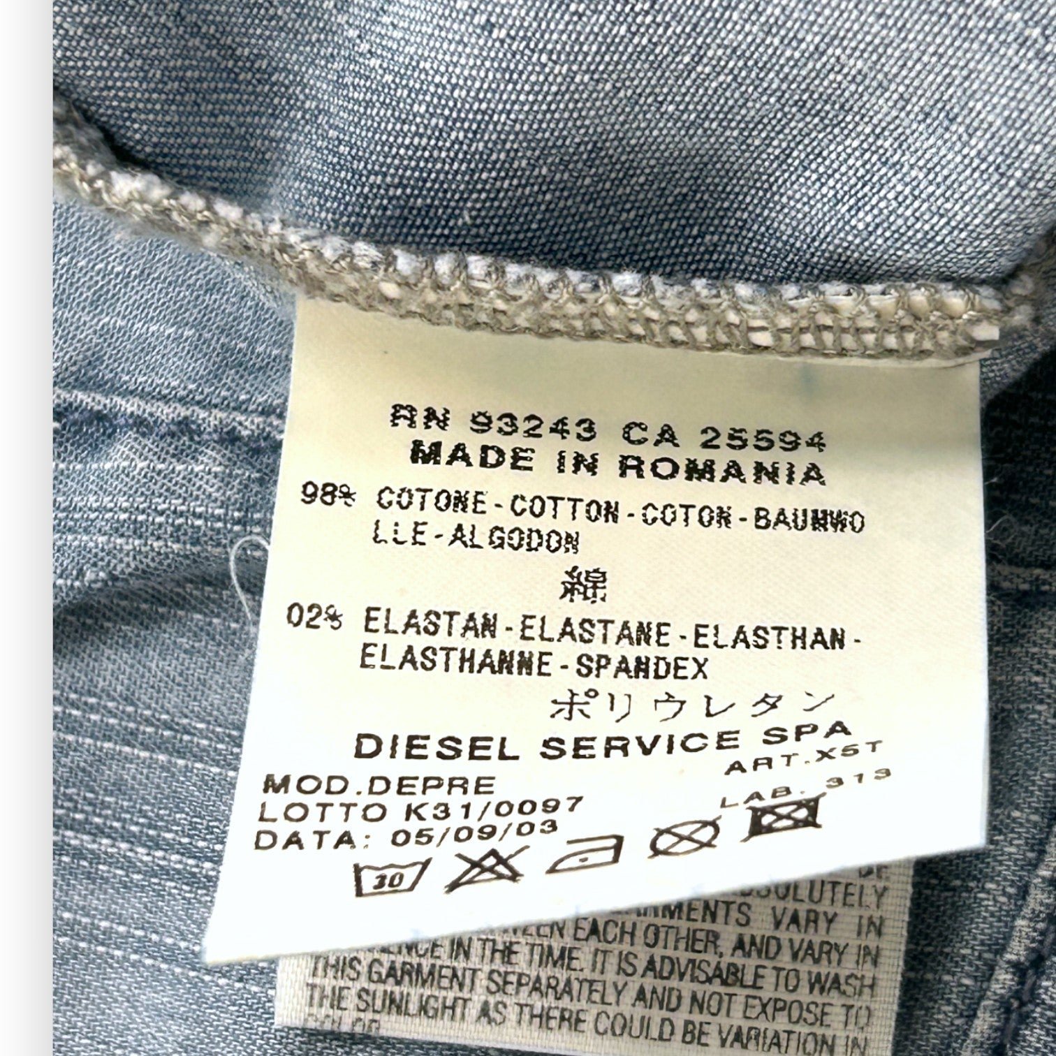 Blue children's dress - 4 years DIESEL  - Seconde Main Blue