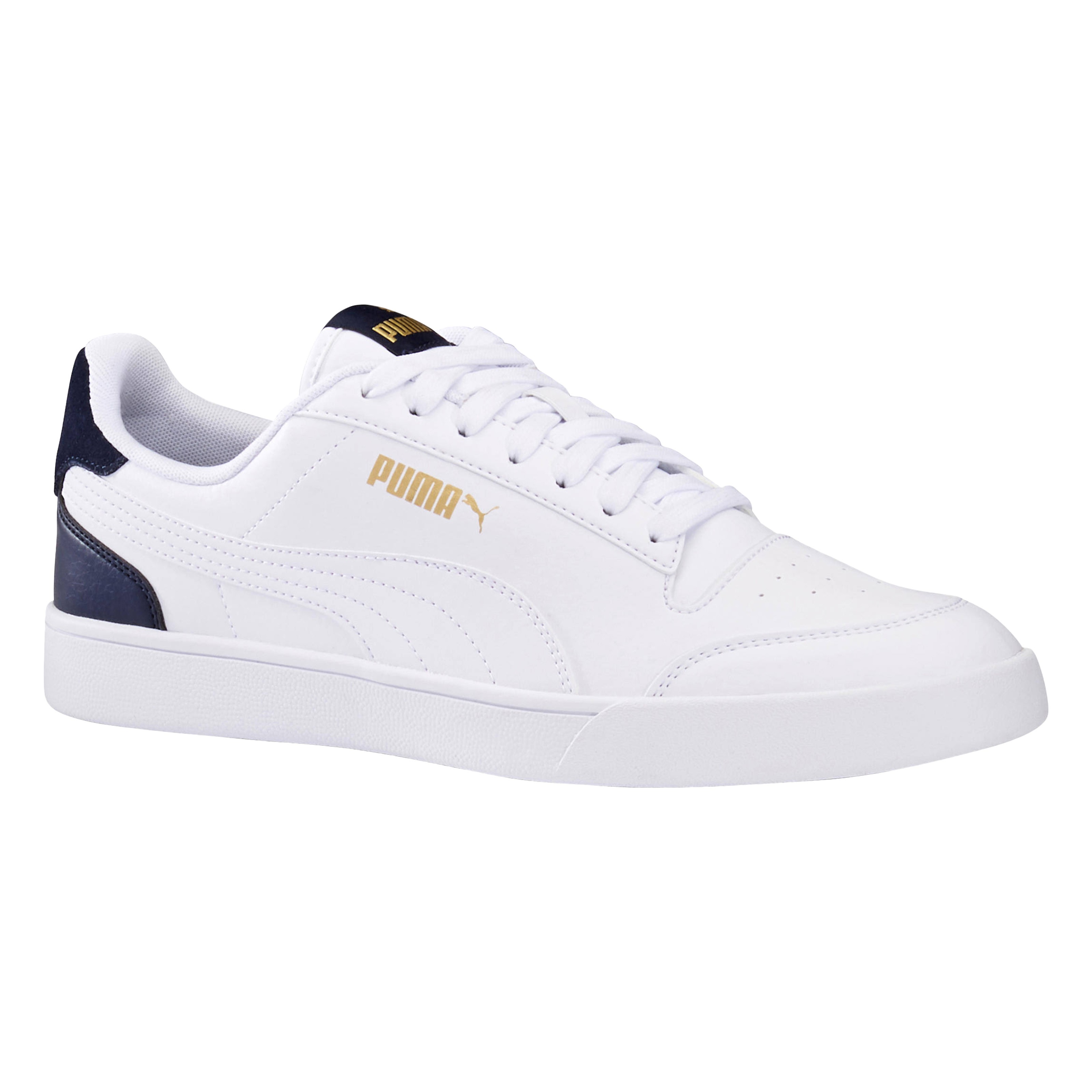 Leather shuffle sneakers PUMA White
