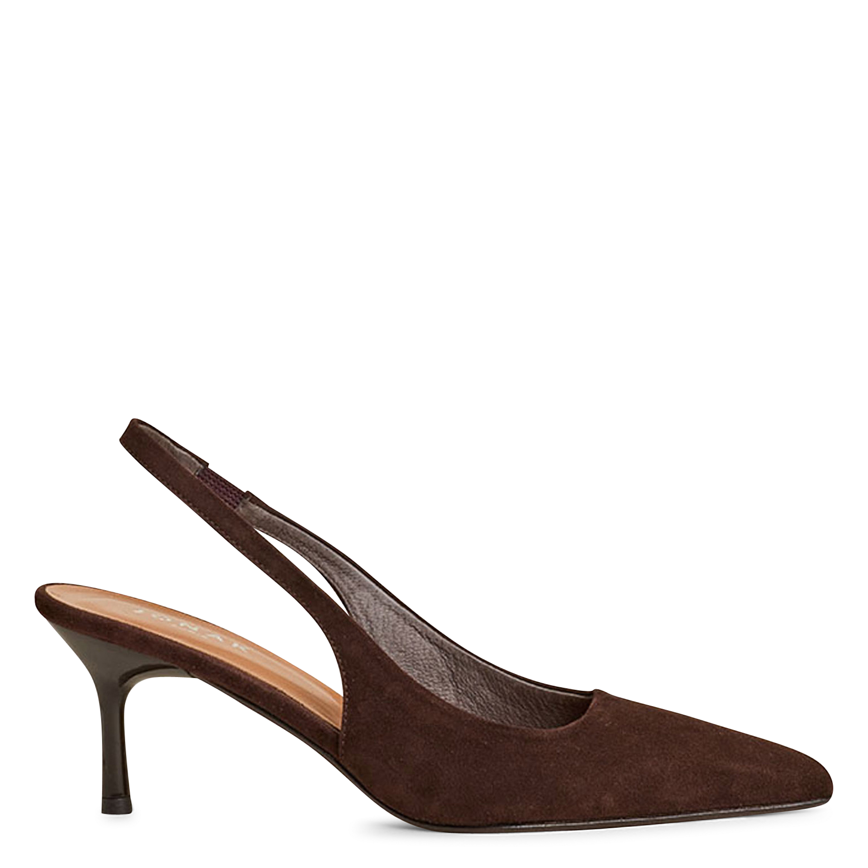 Suede high heels JONAK Brown