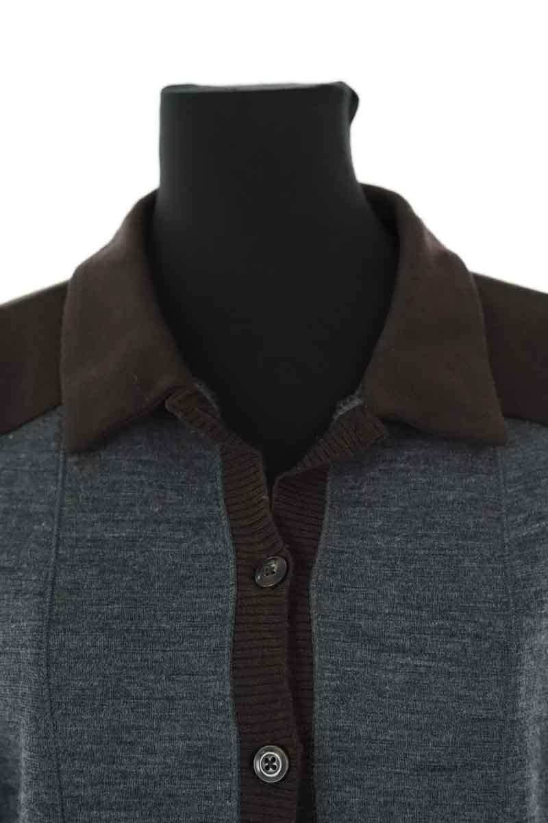 Cardigan en laine KENZO - SECONDE MAIN Gris