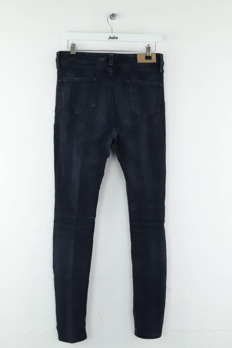 Jean slim en coton IRO - Seconde Main Bleu