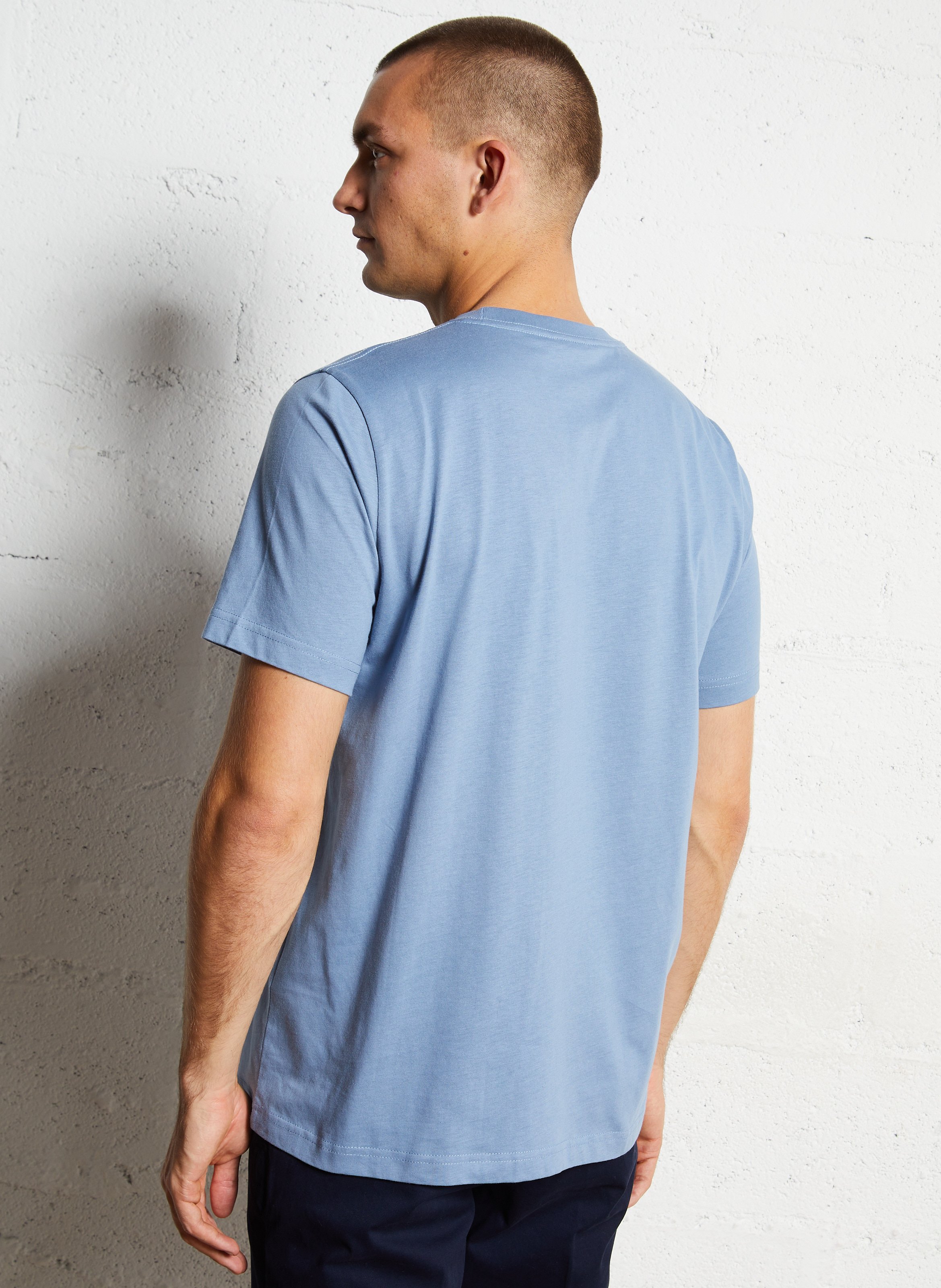 Round-neck organic cotton T-shirt PAUL SMITH Blue