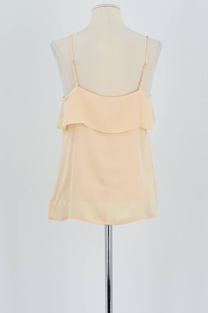 Azawood sleeveless top THEORY - Seconde Main Beige