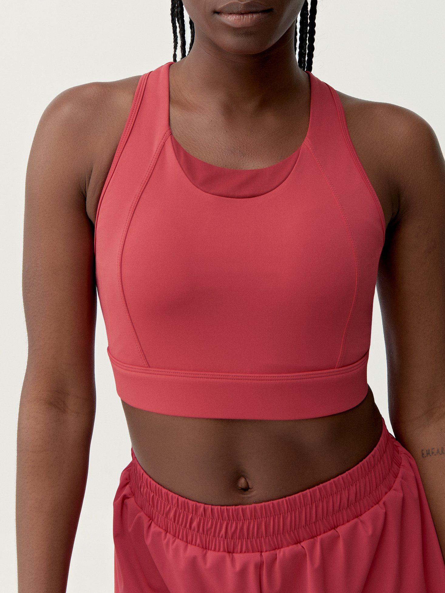 High support sports bra BIKILA Rouge cerise