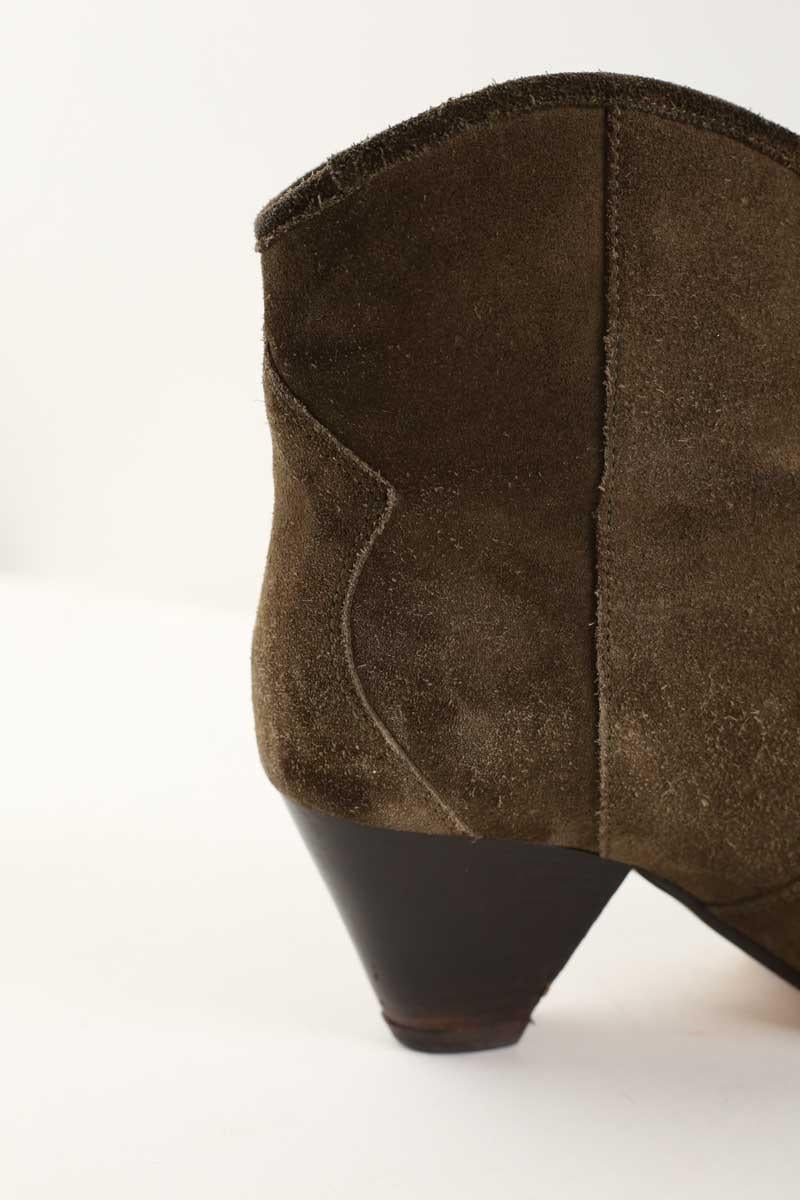Ankle boots ISABEL MARANT - Seconde Main Khaki