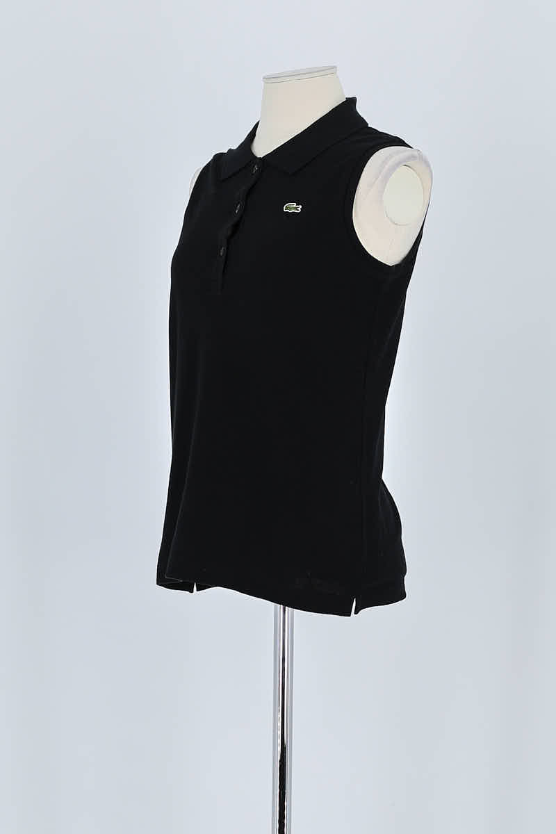 Polo shirt LACOSTE - SECONDE MAIN Black