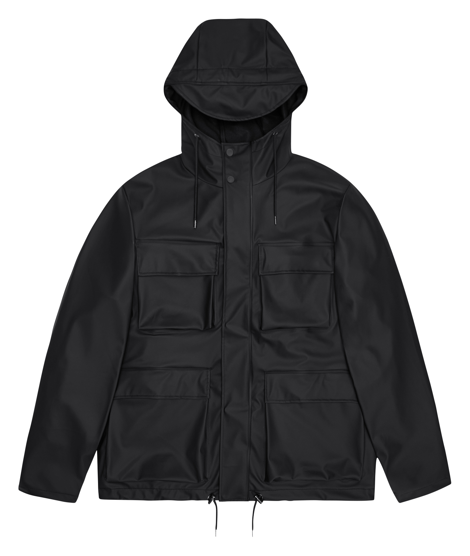 Kapuzenparka, Baumwolle RAINS Schwarz