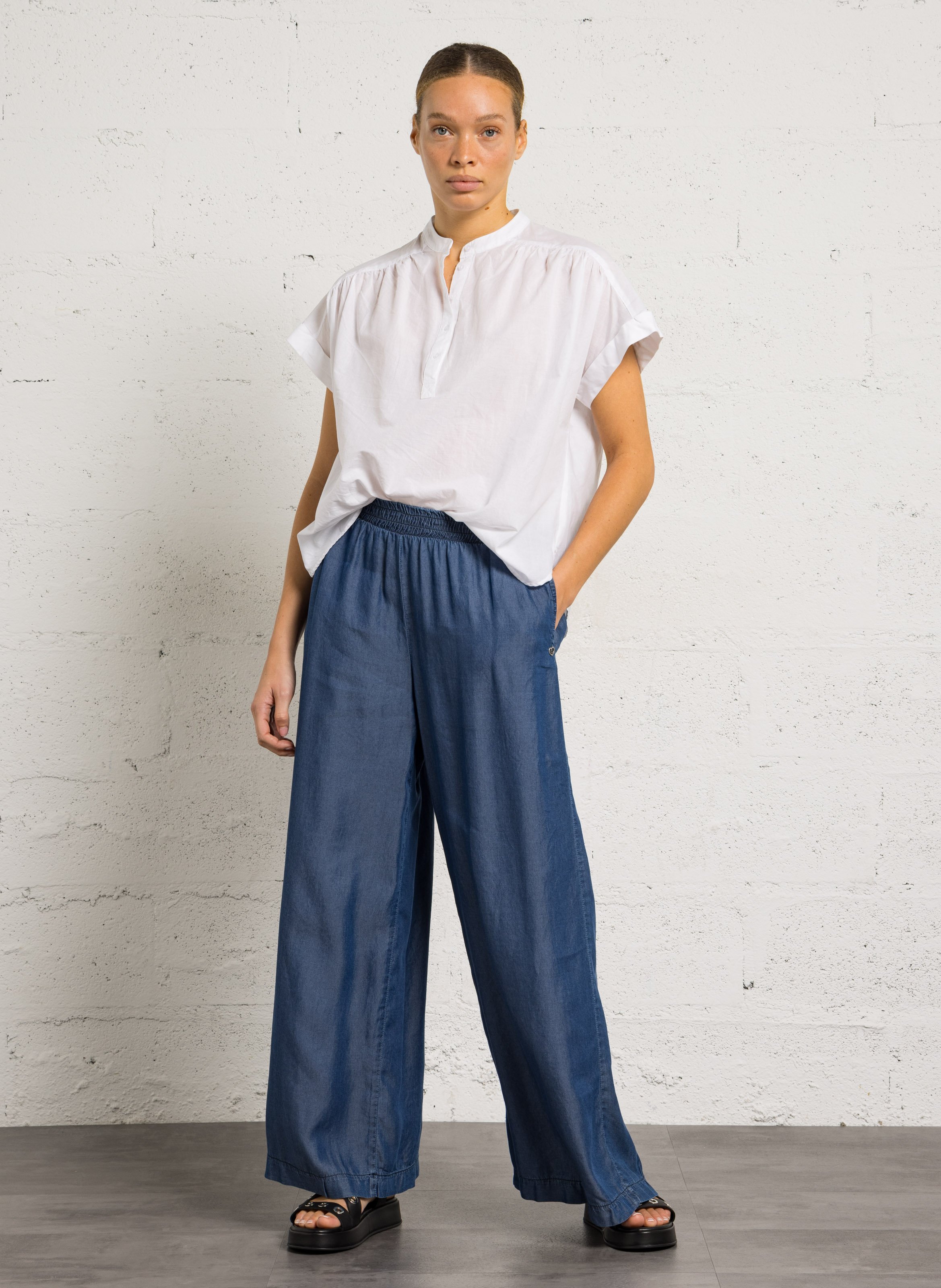 Giacca tailleur dritta PLEASE Blu