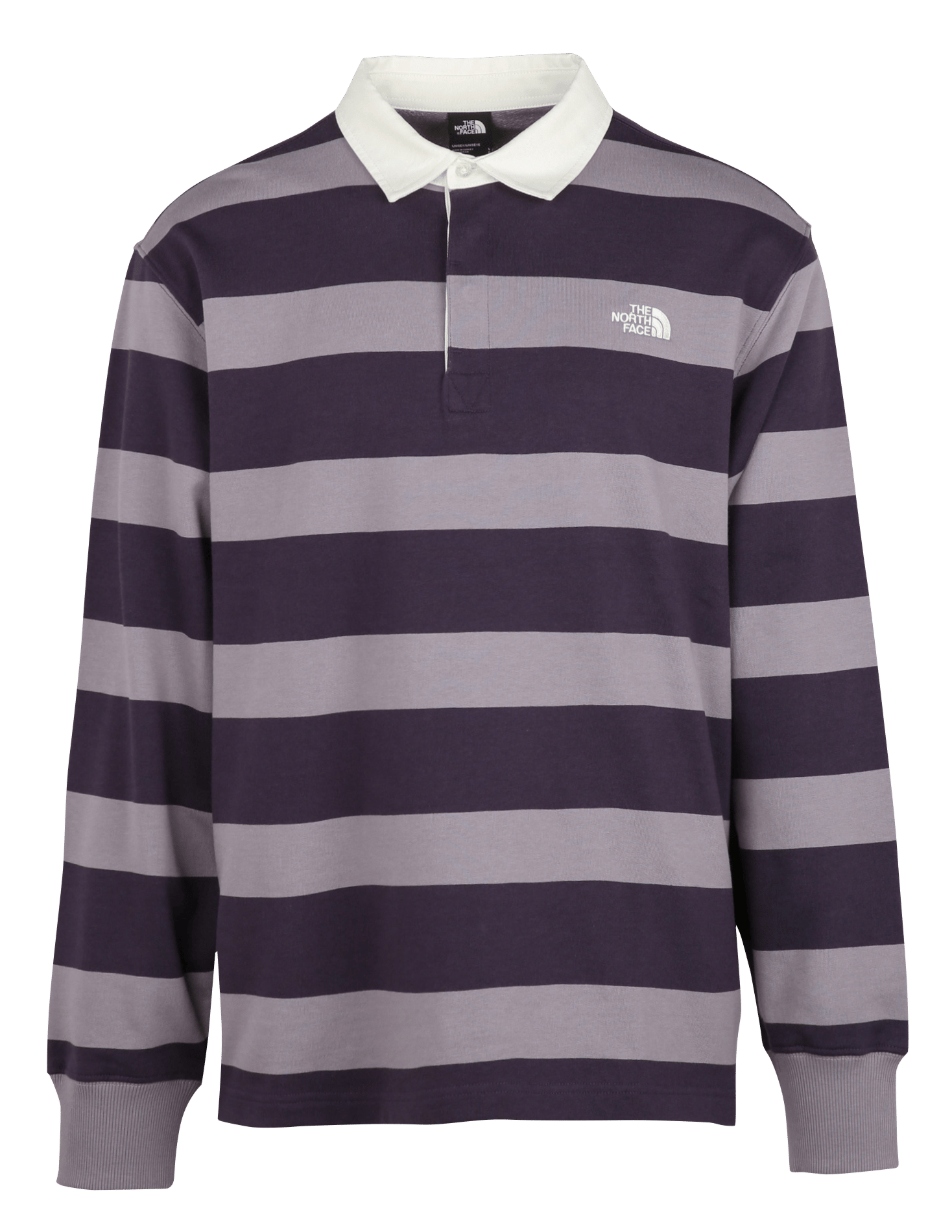 Polo droit en coton THE NORTH FACE Gris