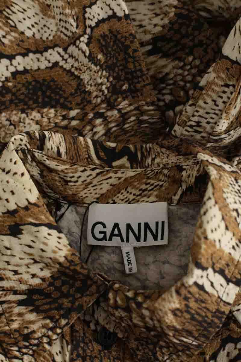 Blouse GANNI - Seconde Main Marron