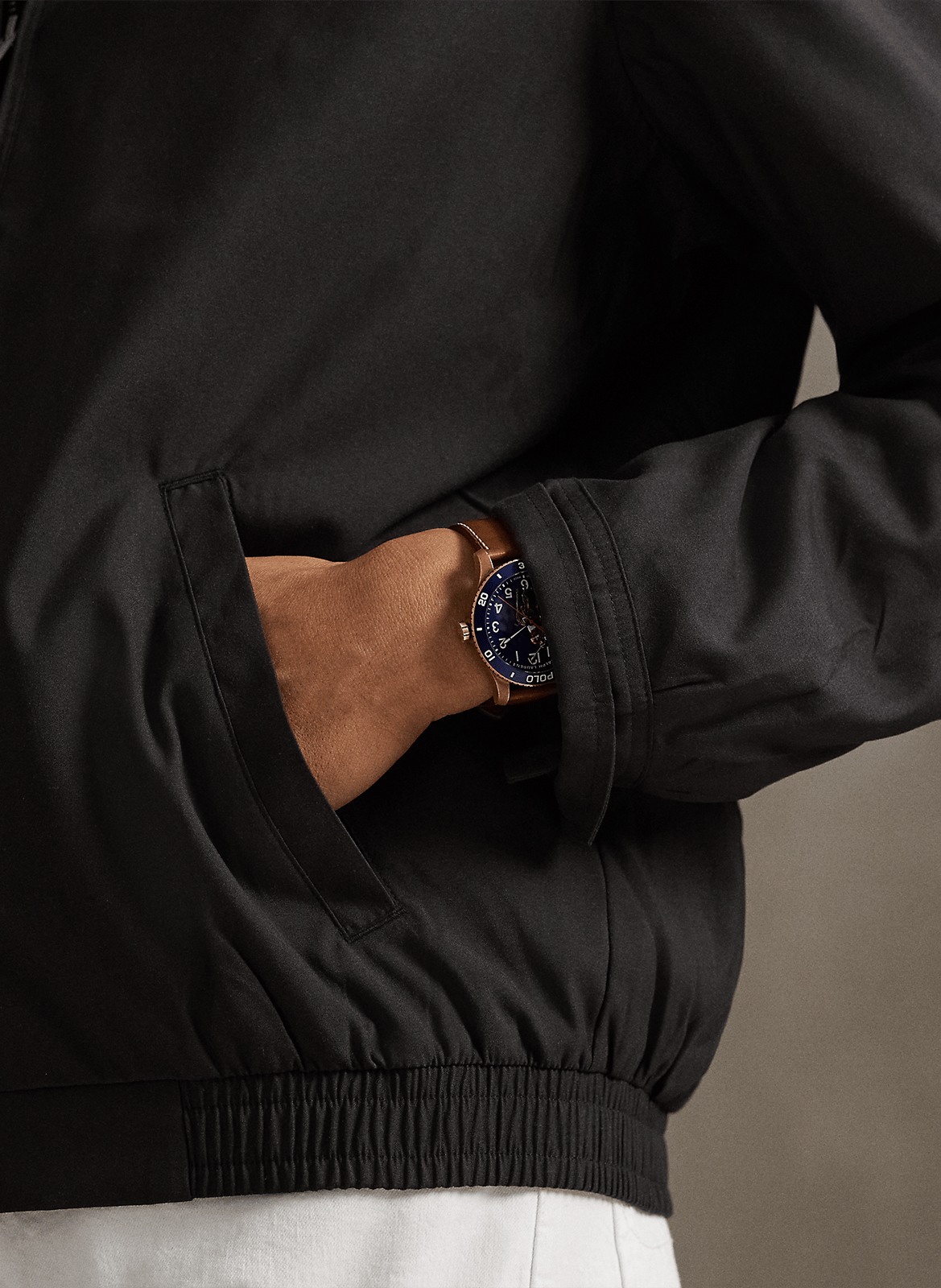 Veste col classique ample | Noir POLO RALPH LAUREN Homme