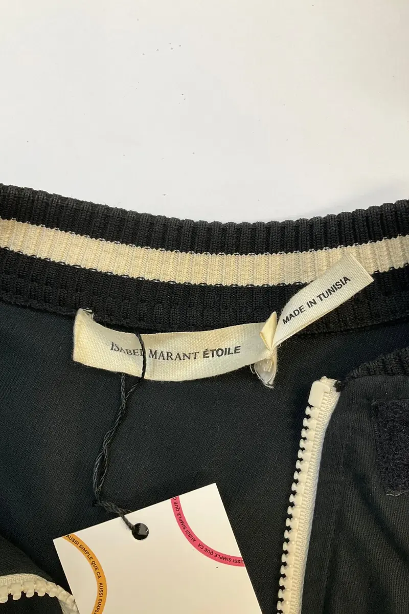 Regular-fit organic cotton jacket with sherpa collar ISABEL MARANT ÉTOILE - SECONDE MAIN Black