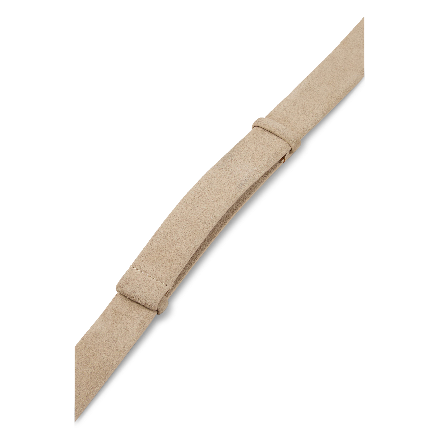 Ceinture en cuir daim BA&SH Beige