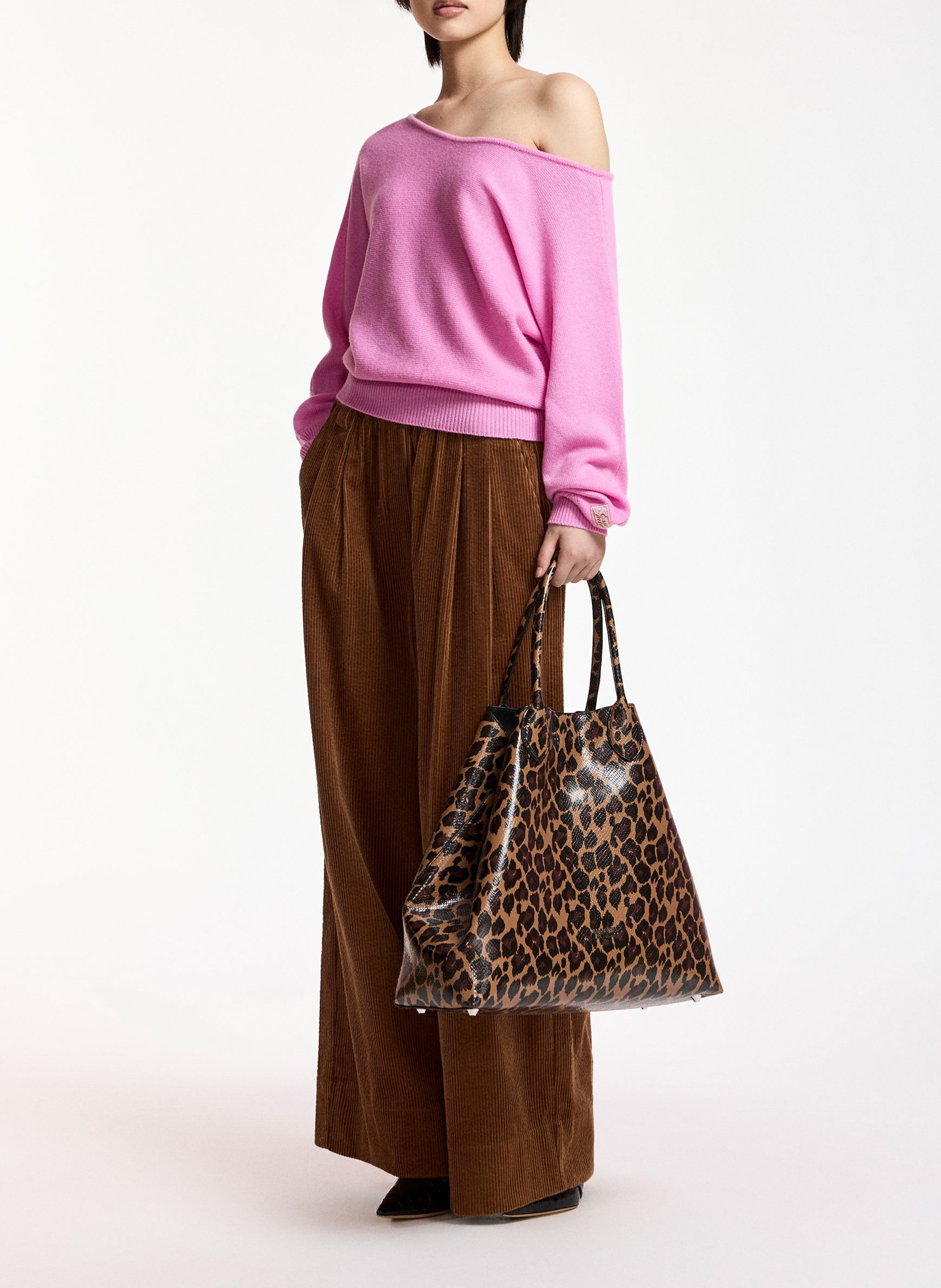 Sac cabas à carreaux ESSENTIEL ANTWERP Noir