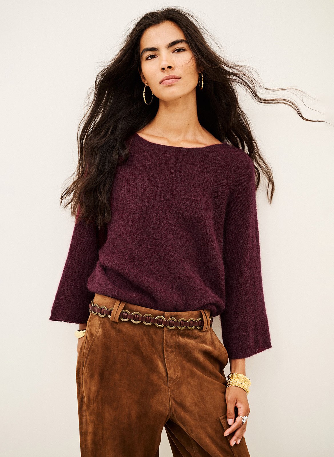 Loose-fit wool-blend cardigan BA&SH