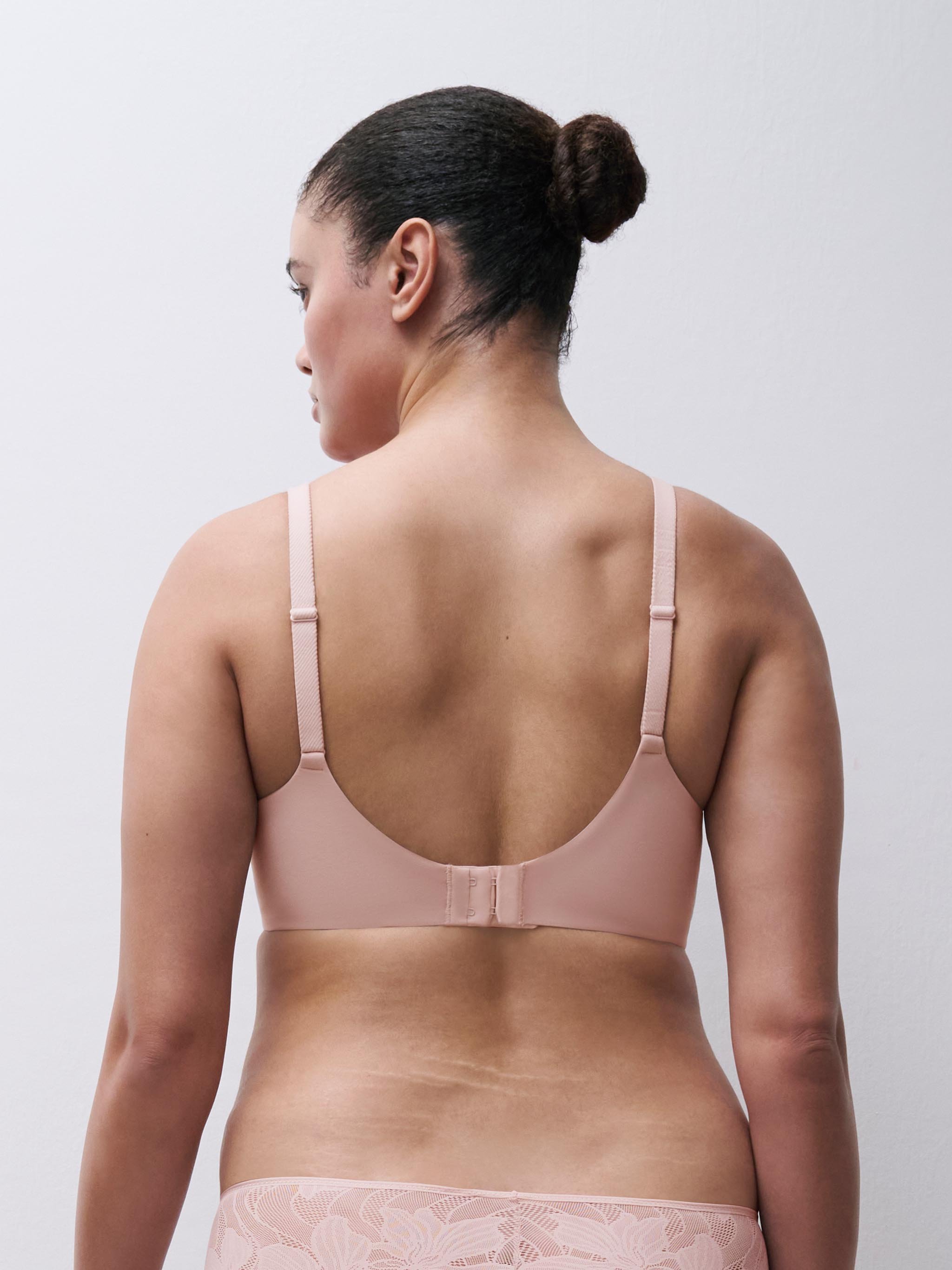 Spacer lace wireless bra for support CHANTELLE Pink