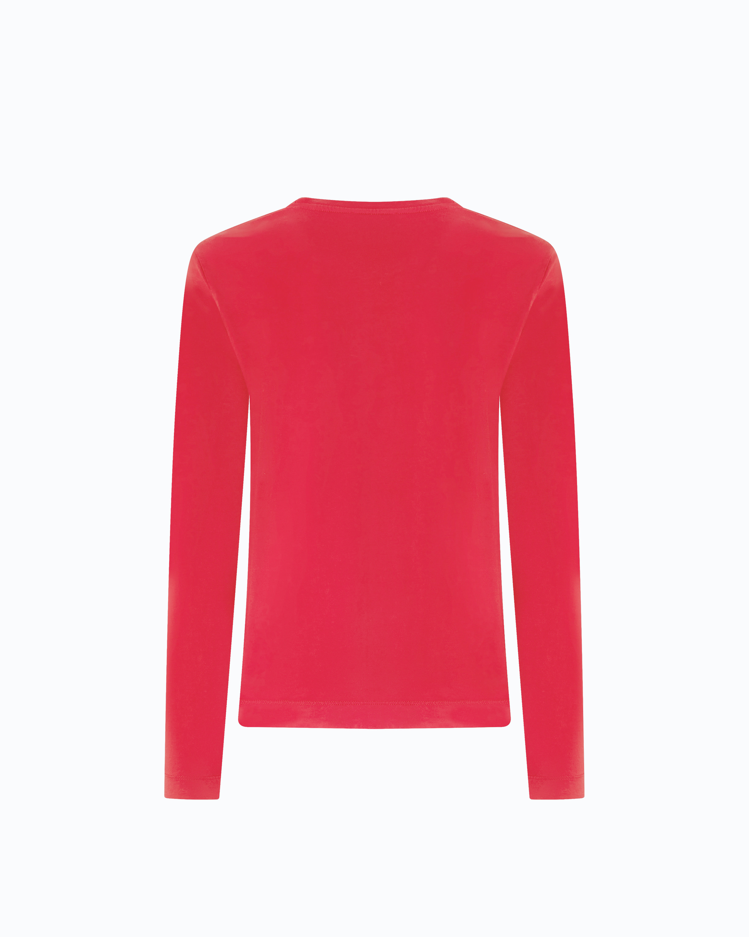 T-shirt with love birds logo PINKO Red
