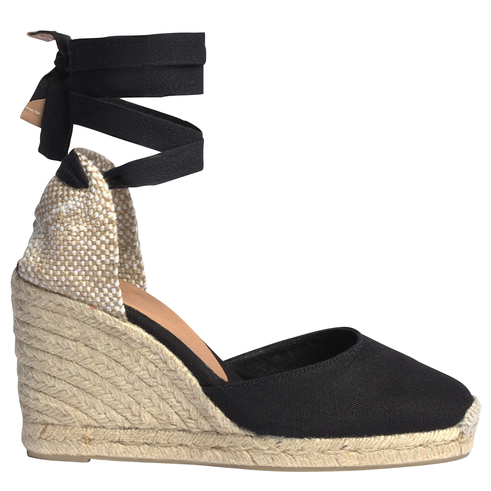 Espadrilles compensées en toile CASTANER