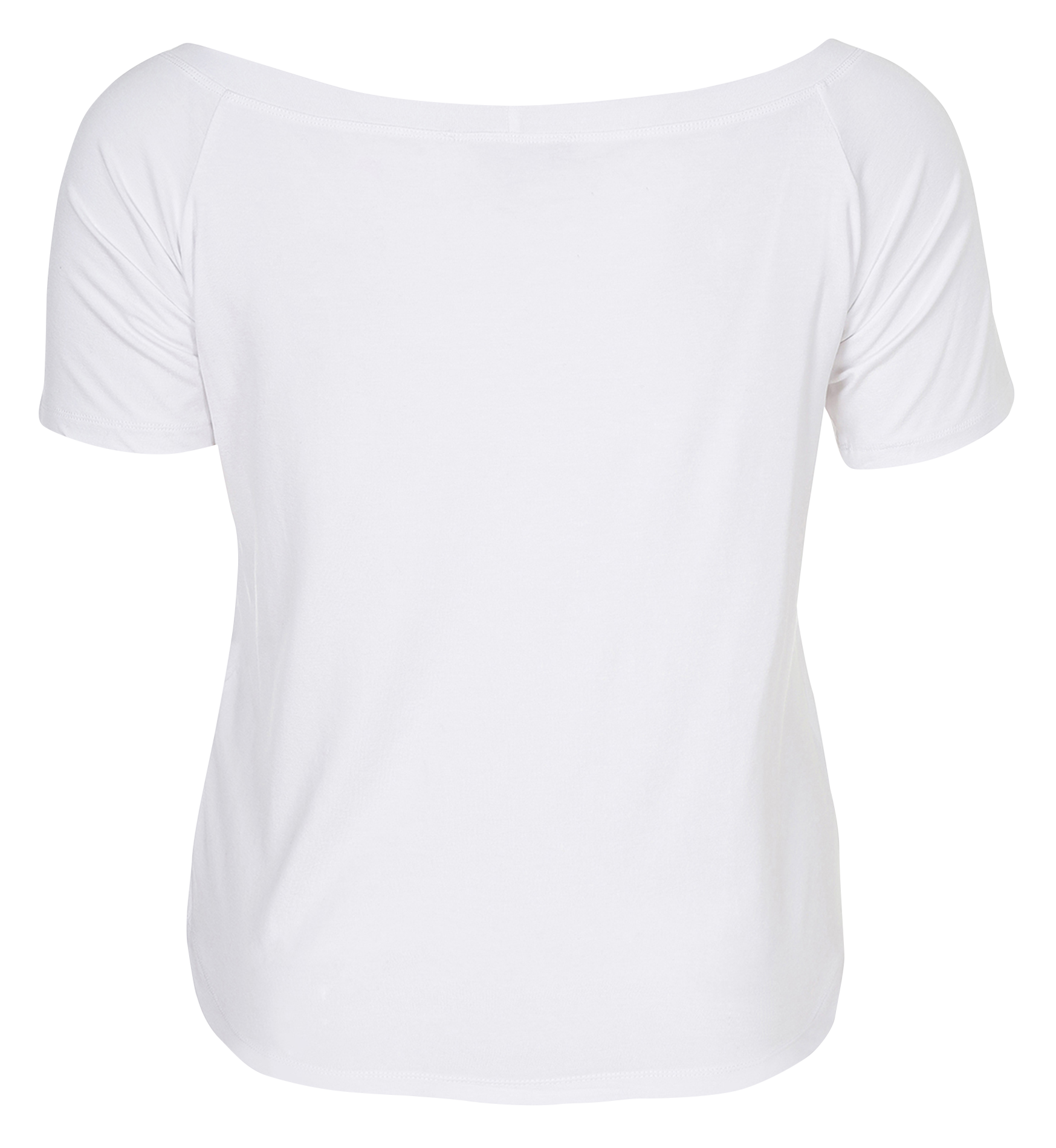 Nauwsluitende top met boothals MAT FASHION Wit