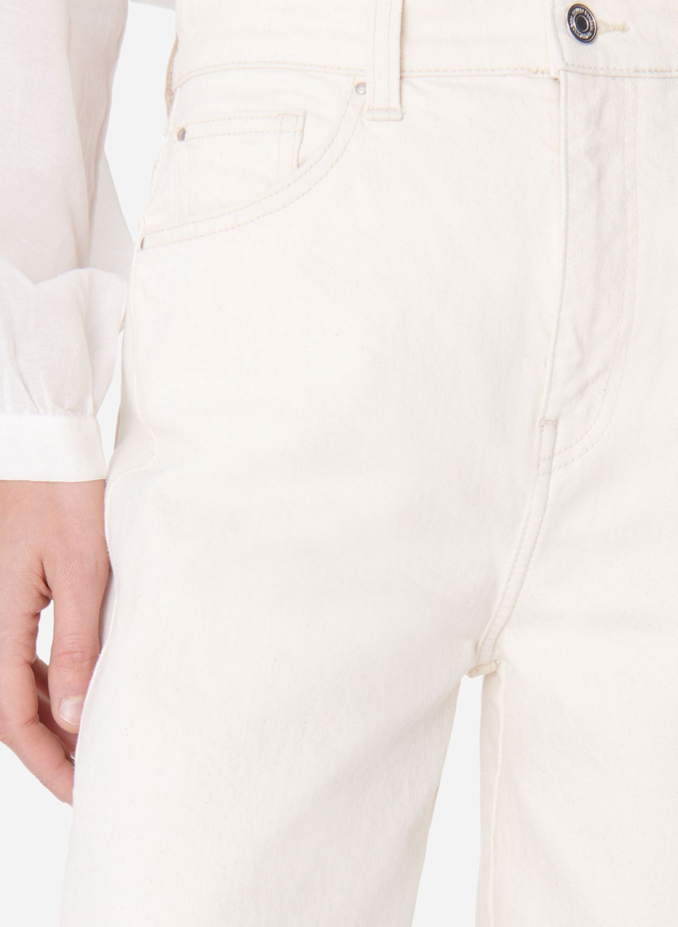 Wijde cropped jeans VANESSA BRUNO Beige